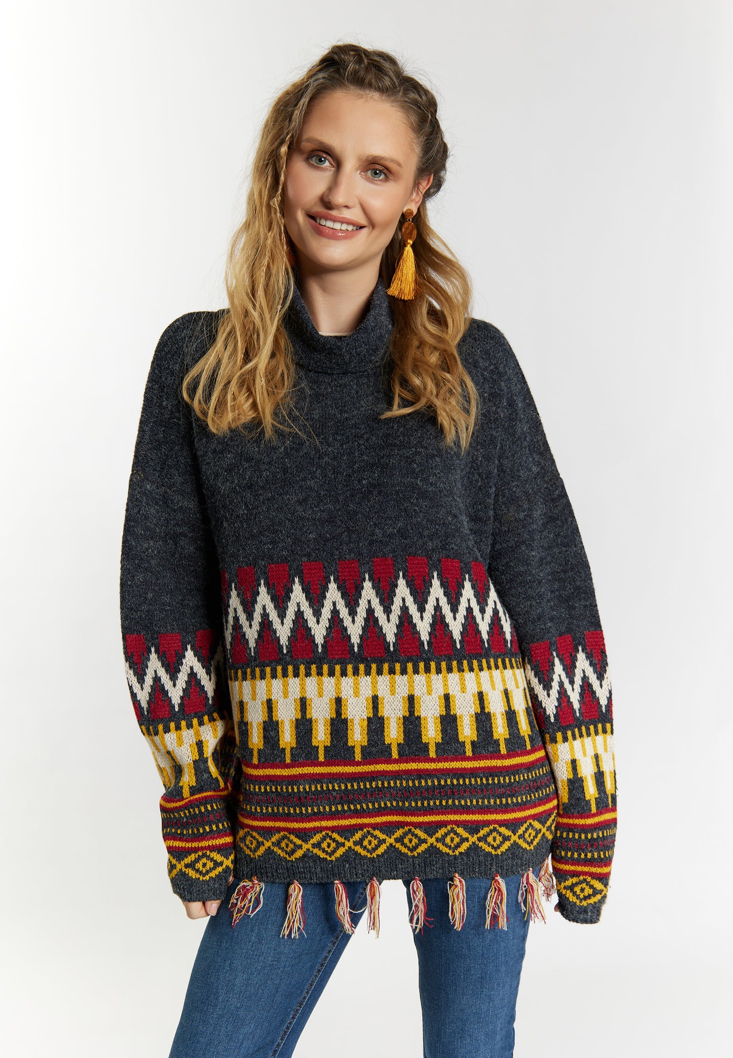 usha FESTIVAL Women's Knitted Sweater