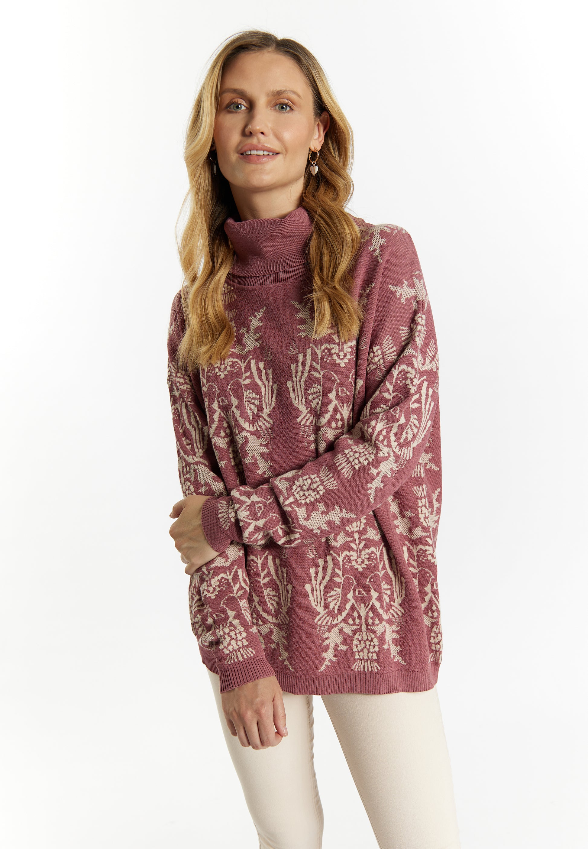 usha Women's Knitted Sweater
