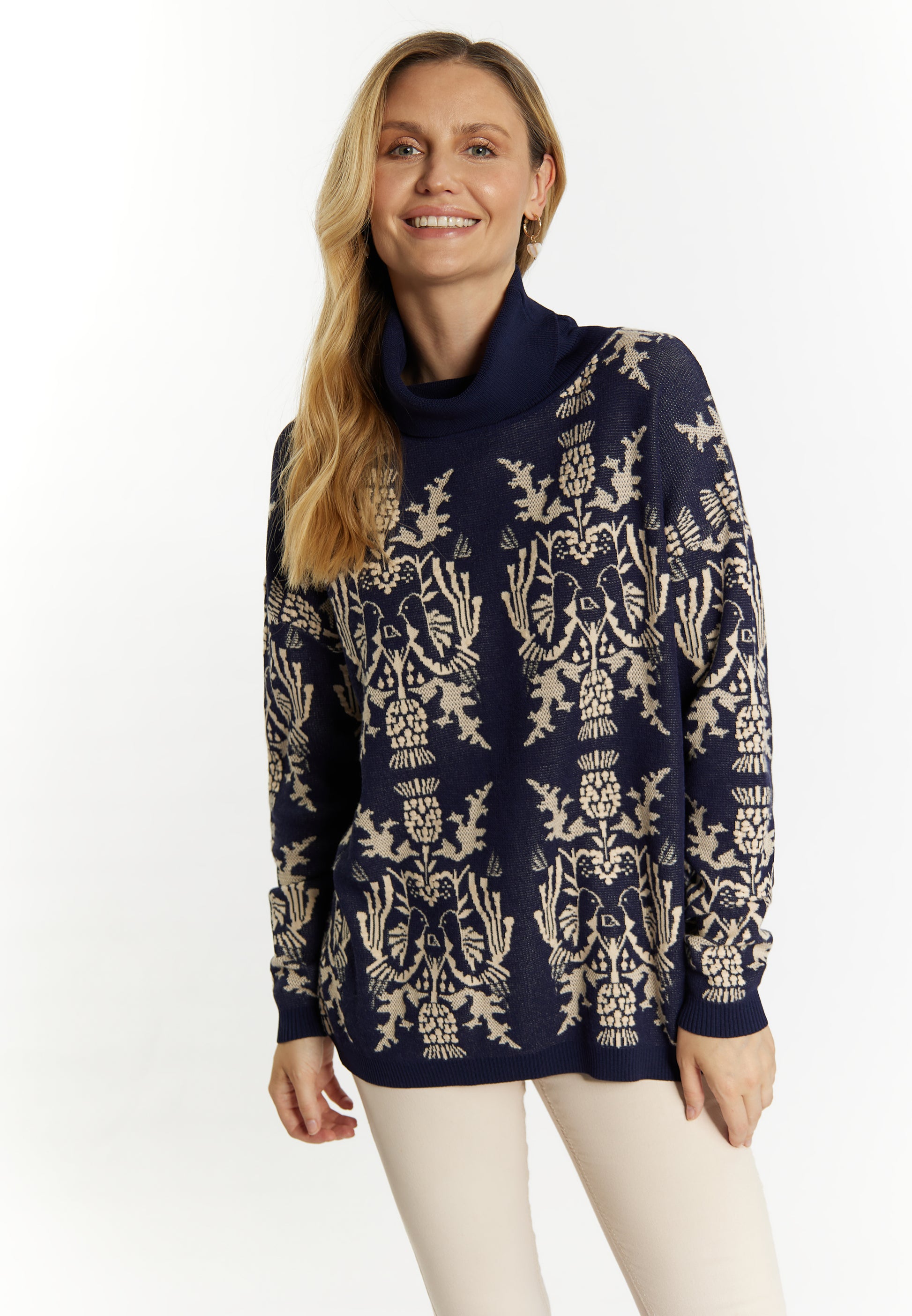 usha Women's Knitted Sweater