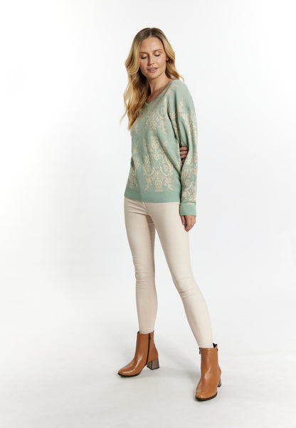 usha Women's Knitted Sweater