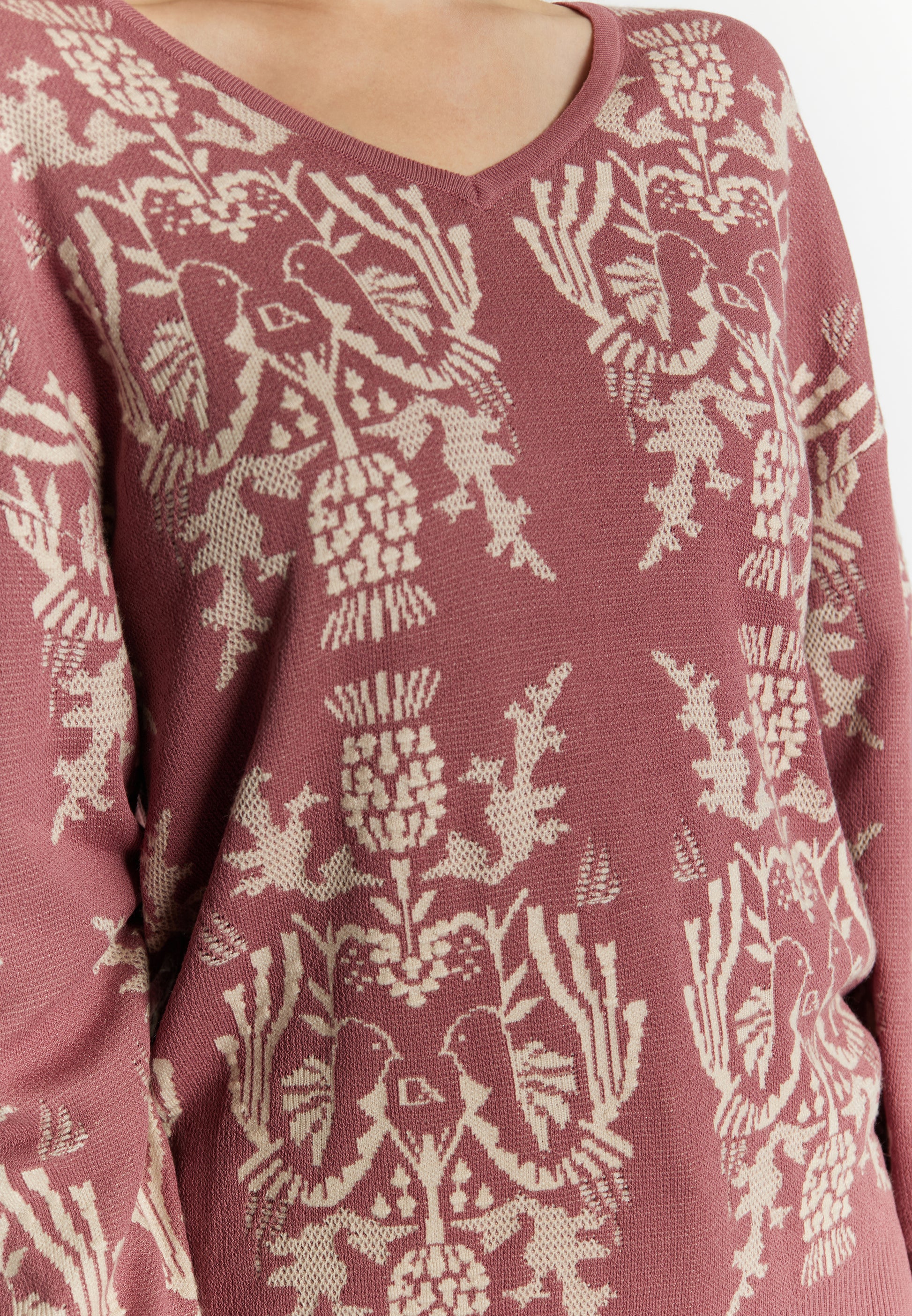 usha Women's Knitted Sweater
