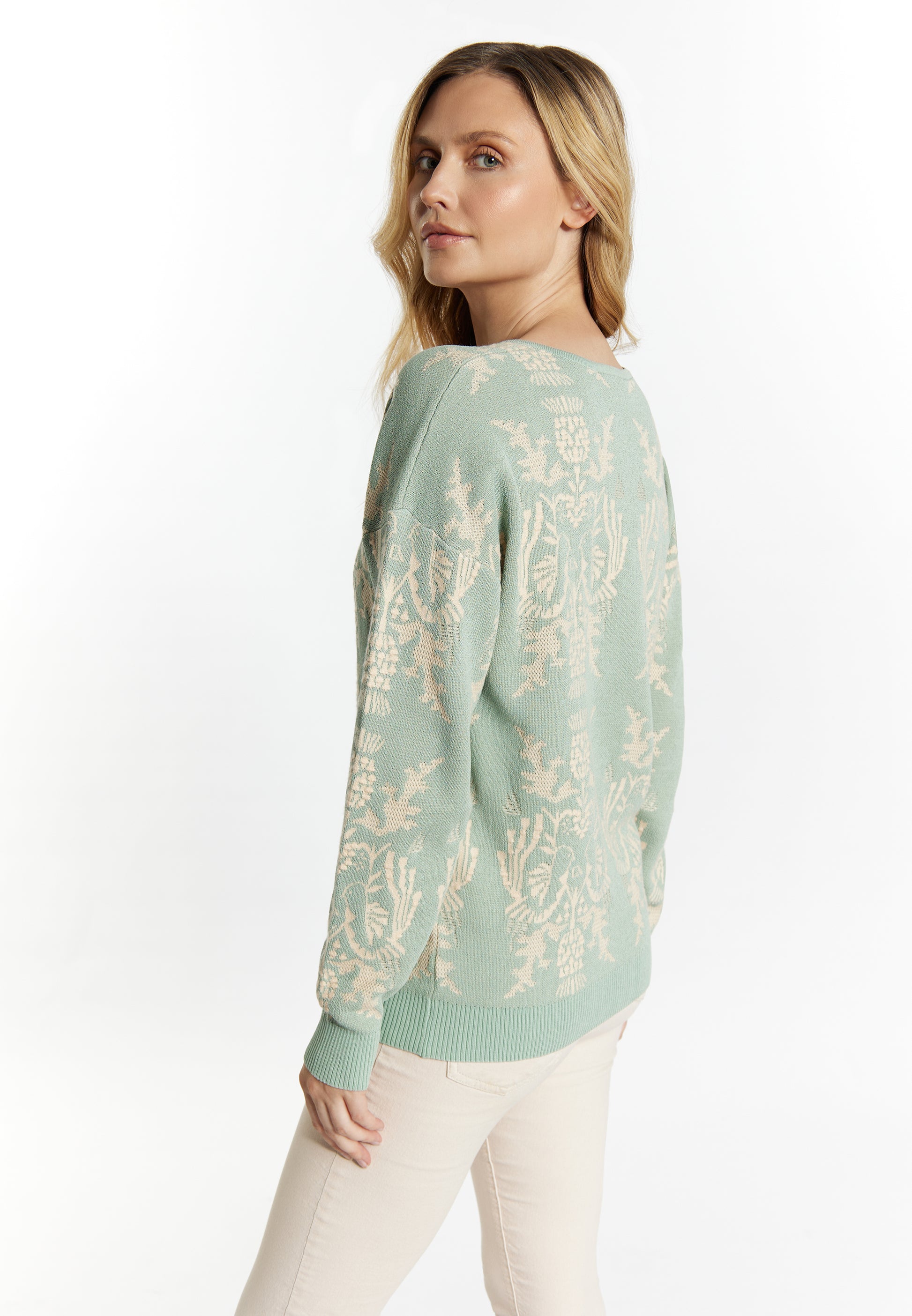 usha Women's Knitted Sweater