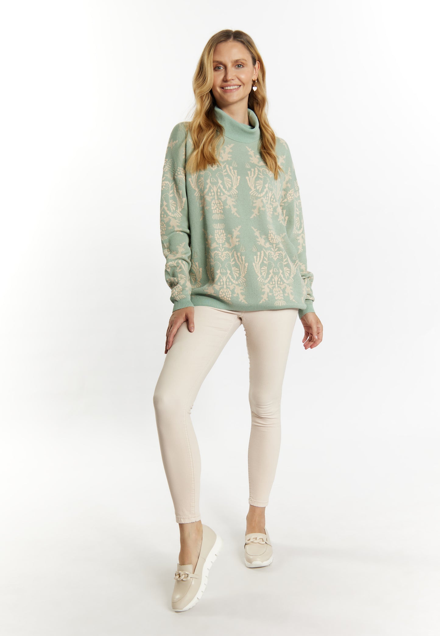 usha Women's Knitted Sweater