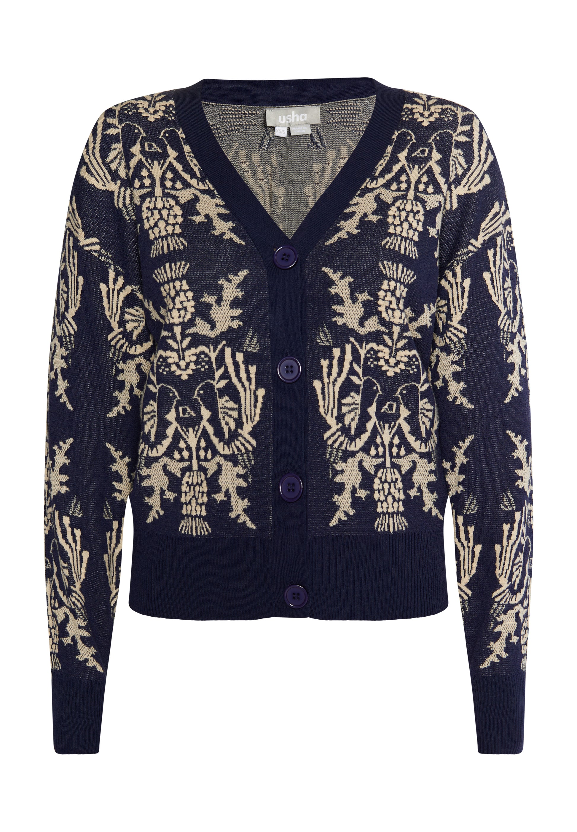 usha Women's Knit Cardigan