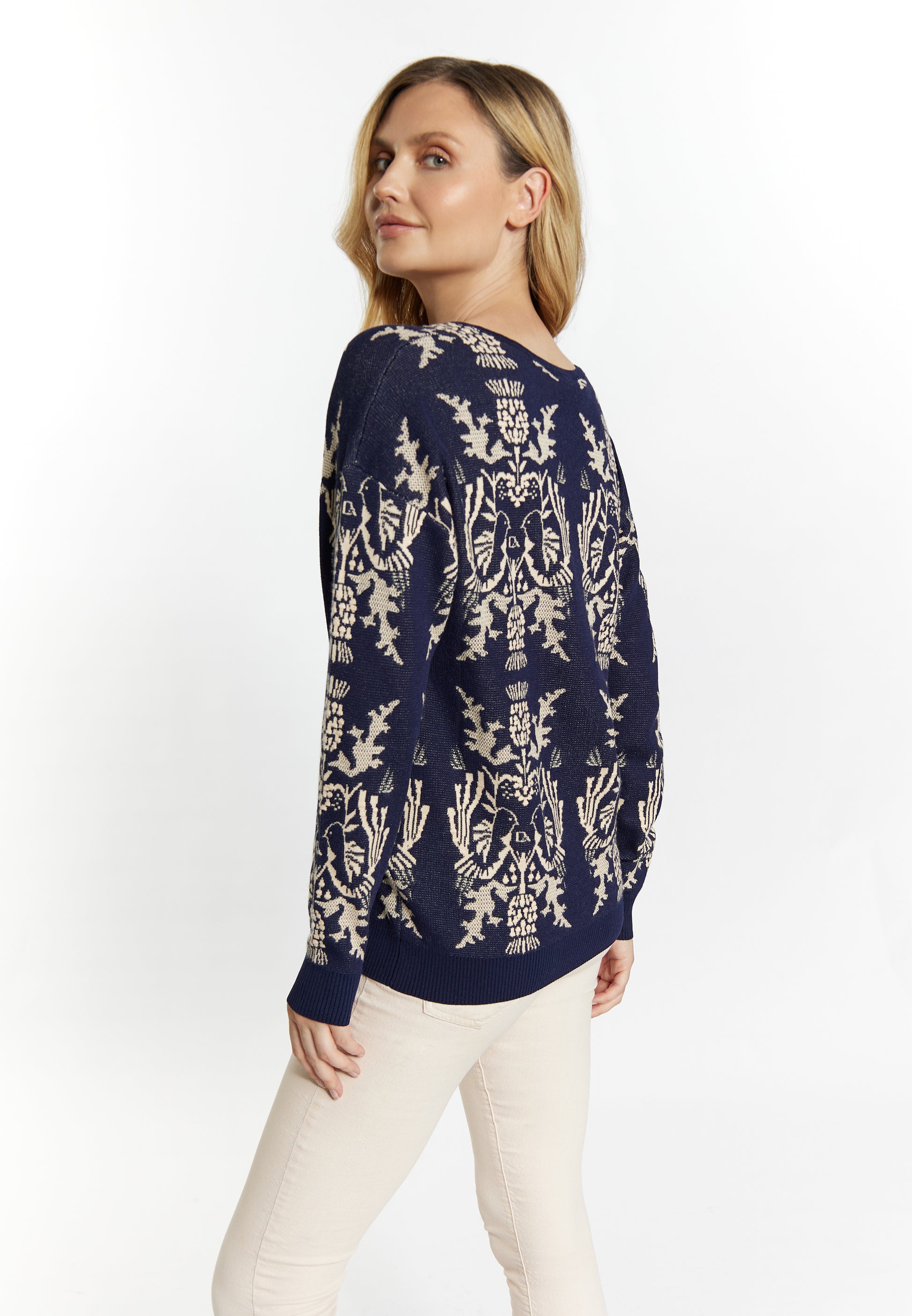 usha Women's Knitted Sweater