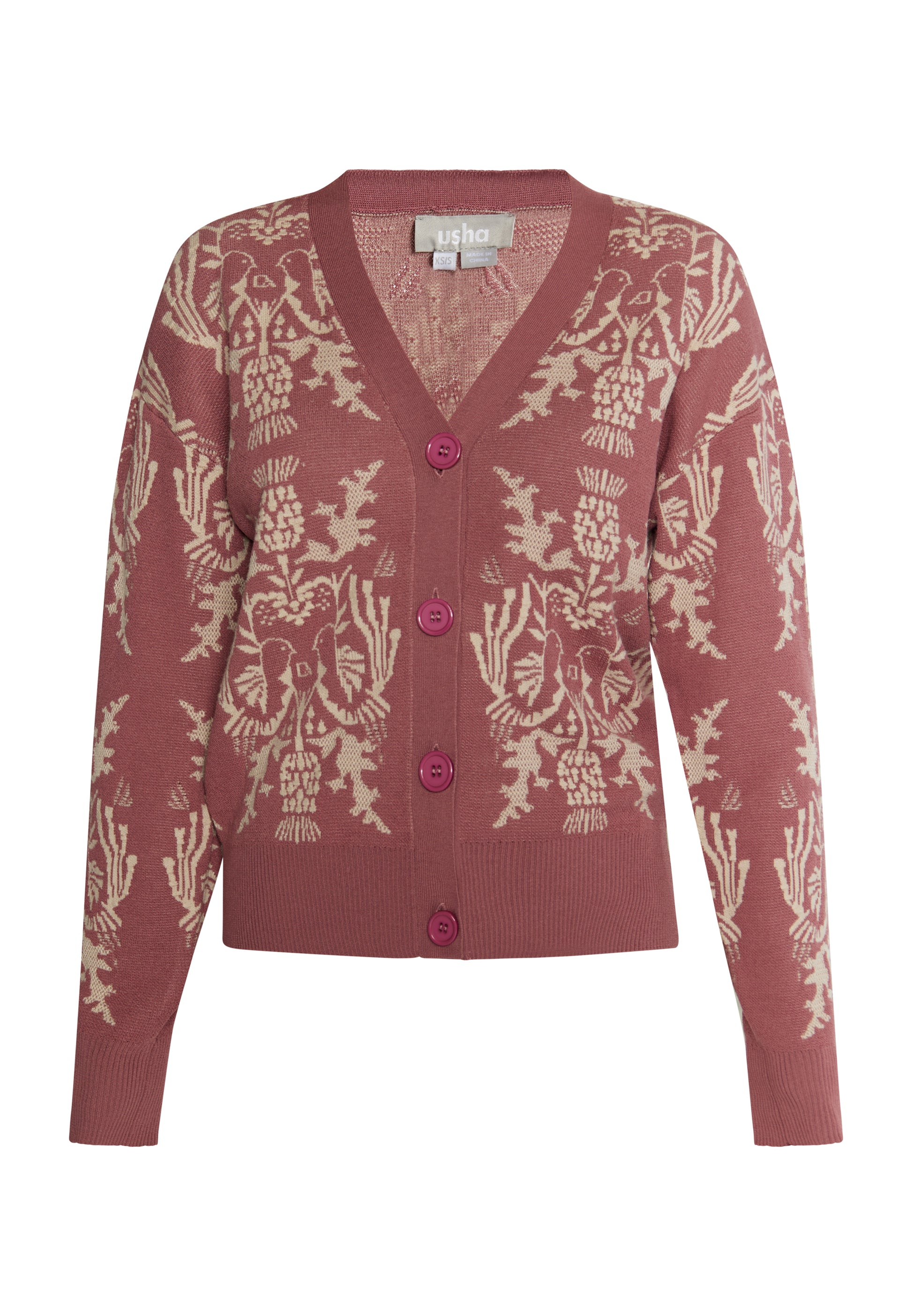 usha Women's Knit Cardigan