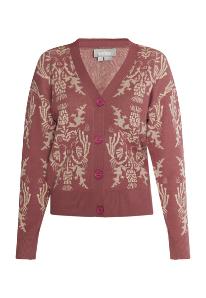 usha Women's Knit Cardigan