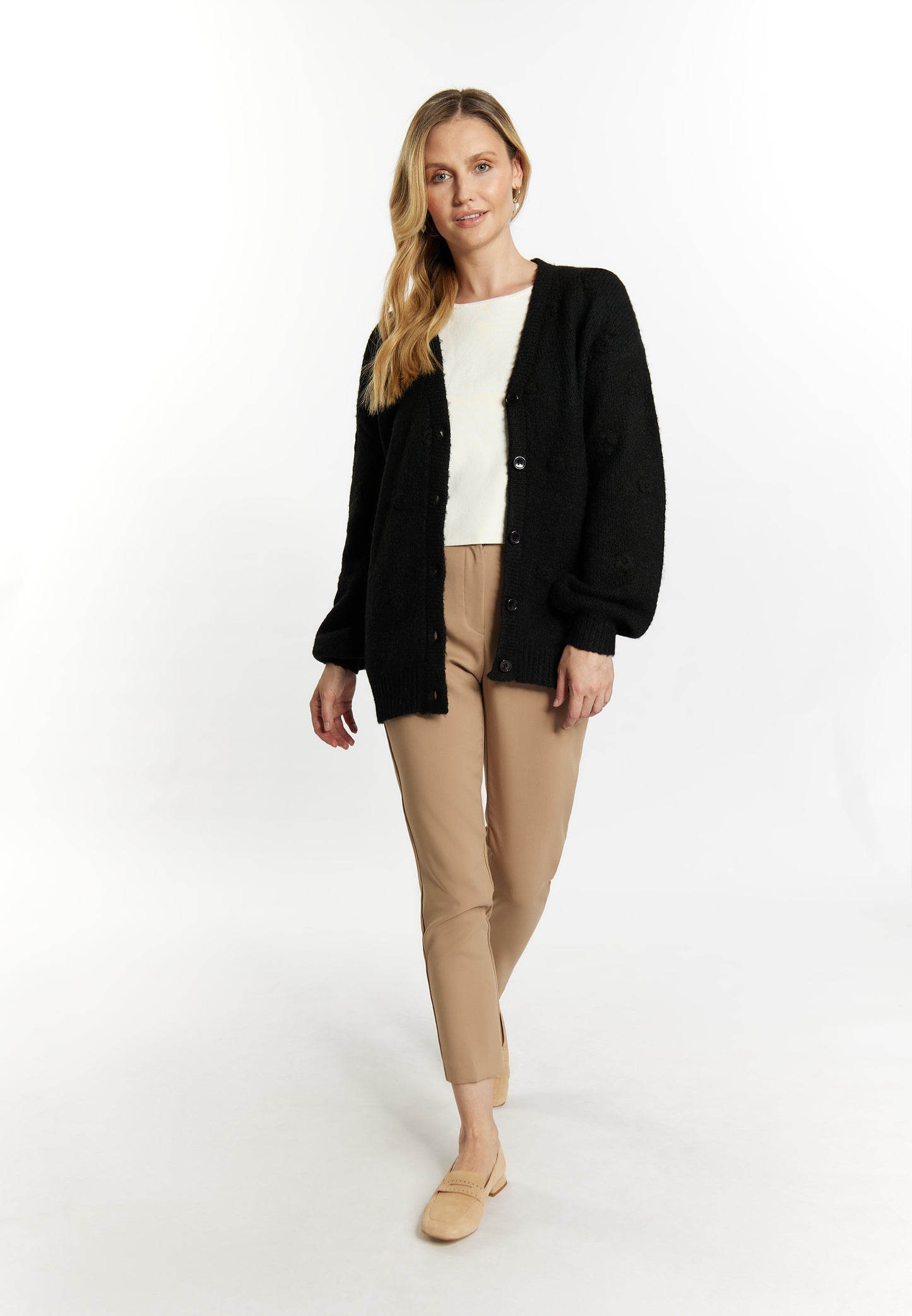 usha Women's Knit Cardigan