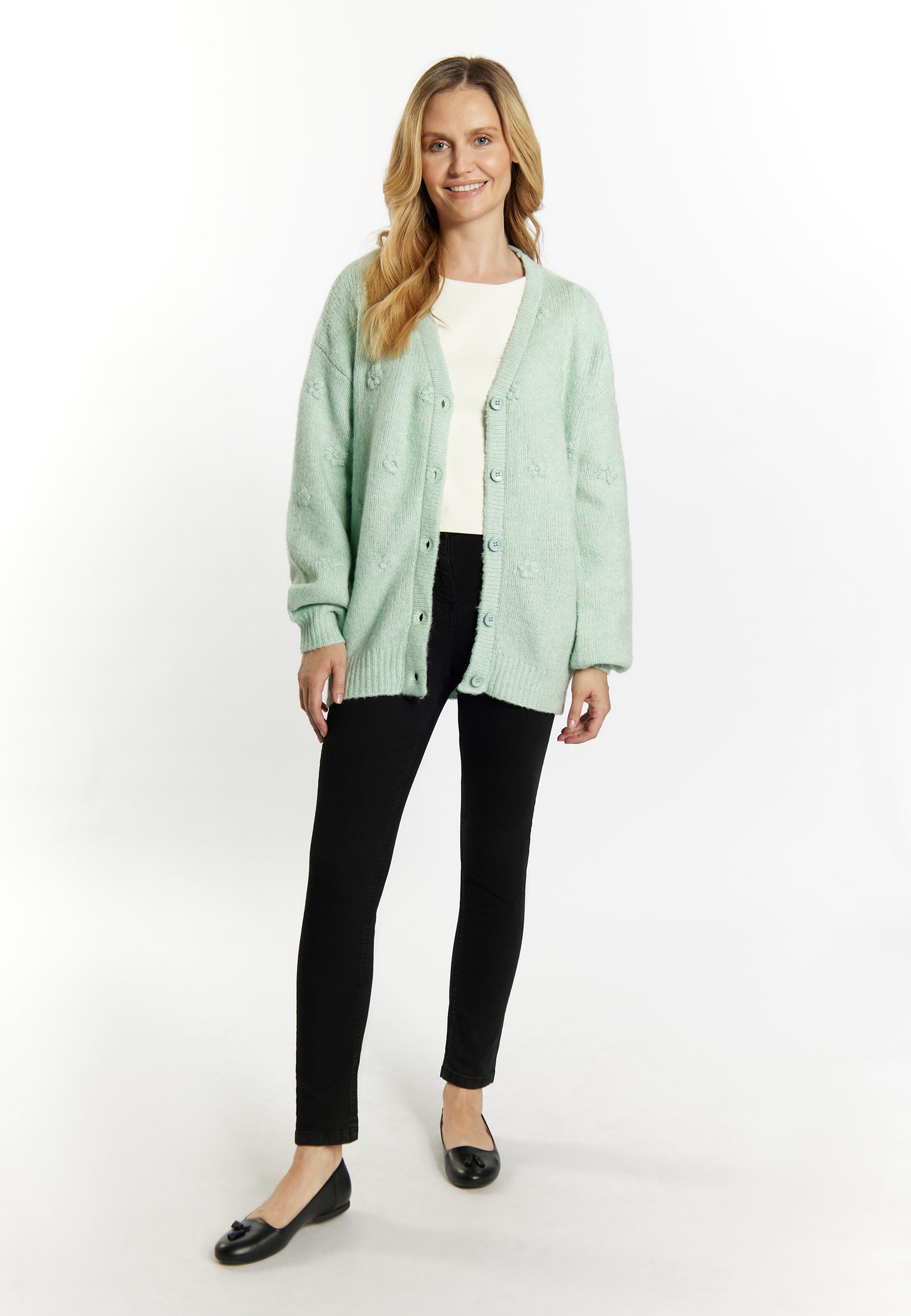usha Women's Knit Cardigan