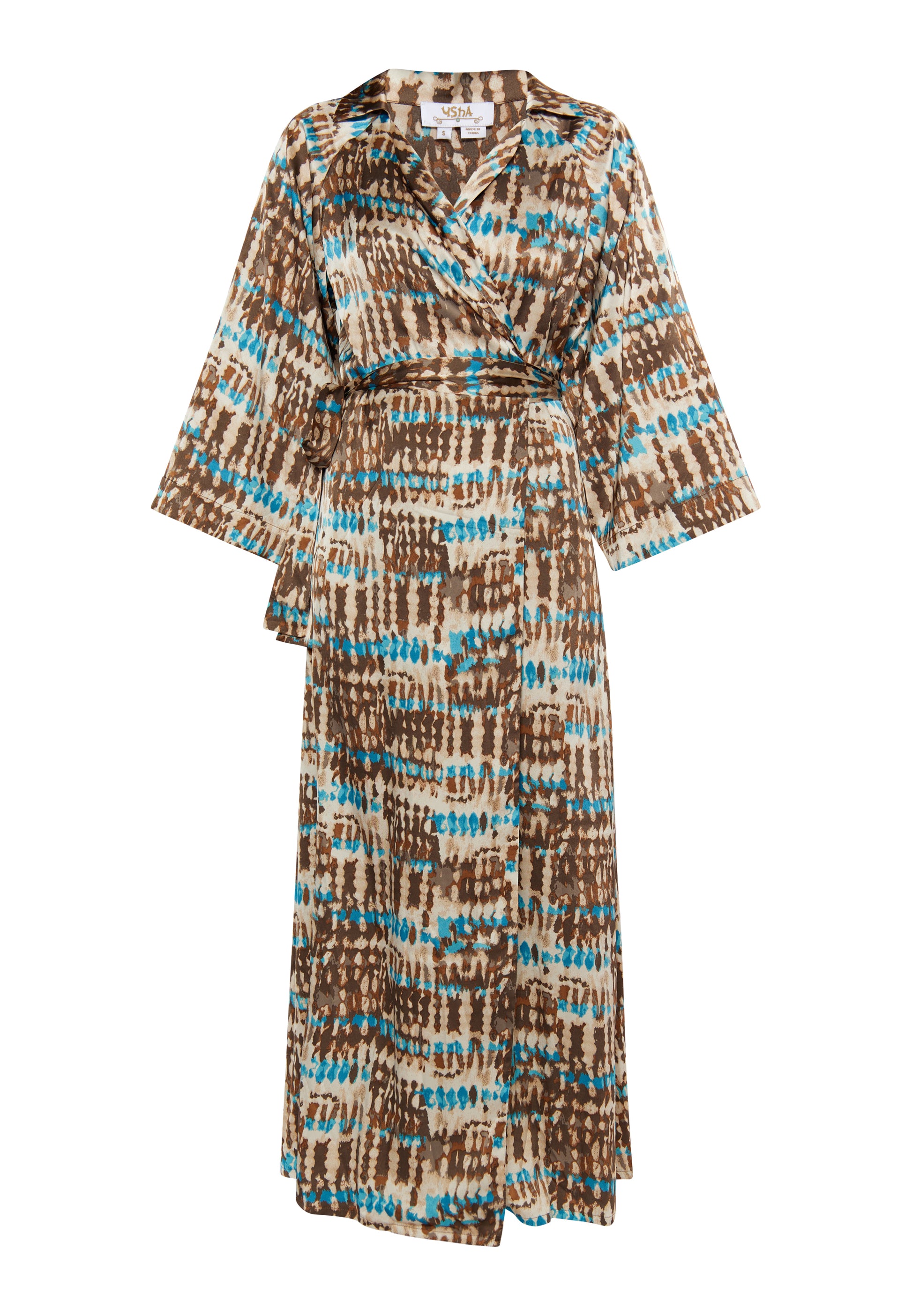 usha FESTIVAL Women's Wrap Dress