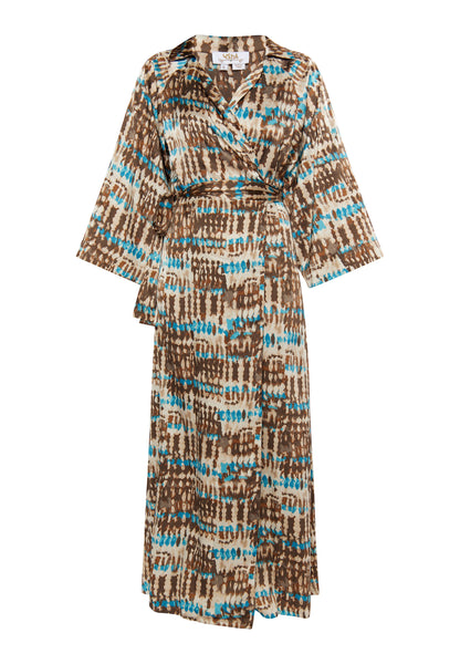 usha FESTIVAL Women's Wrap Dress