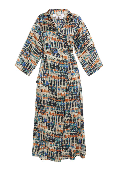 usha FESTIVAL Women's Wrap Dress