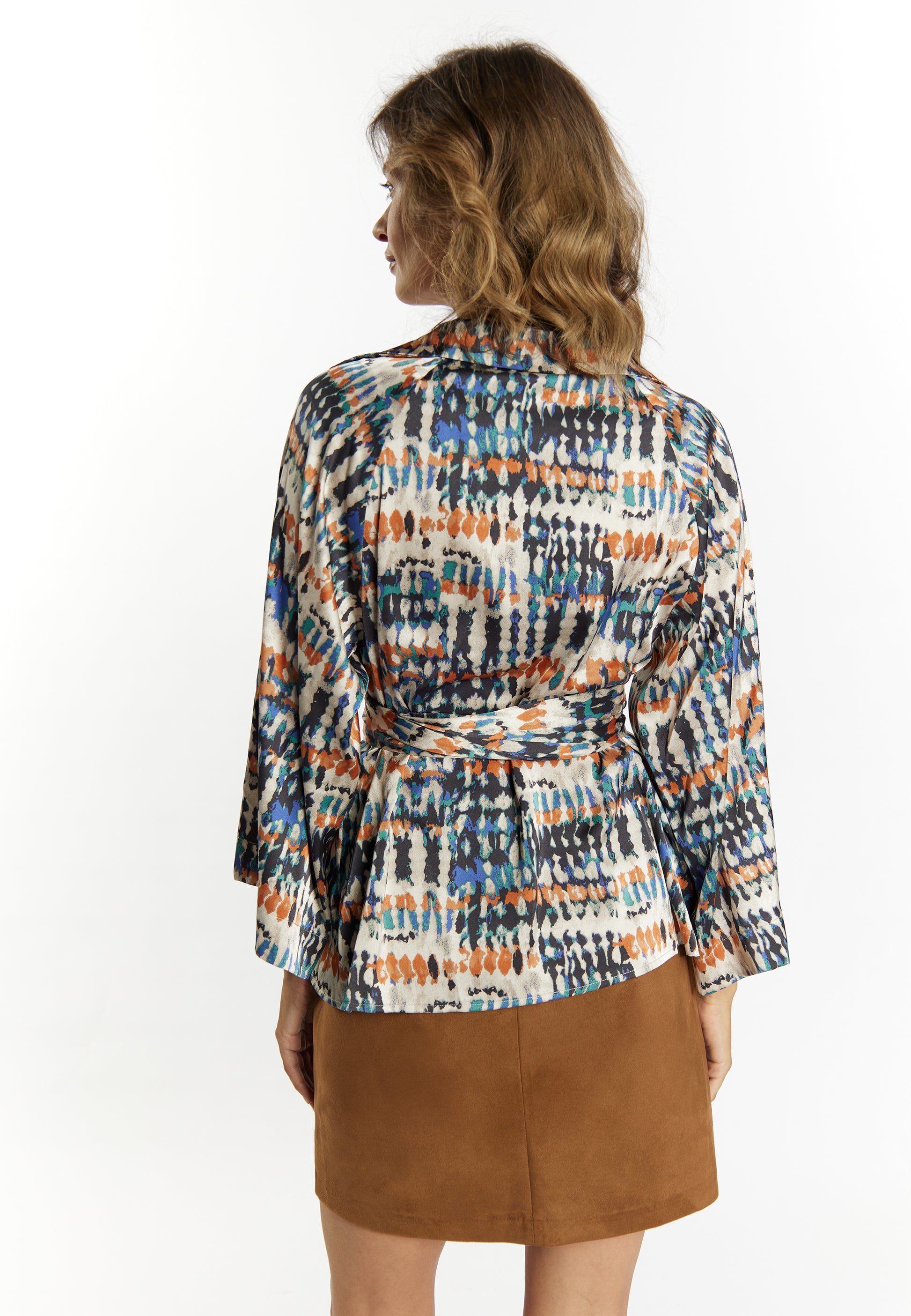 usha FESTIVAL Women's Wrap Blouse