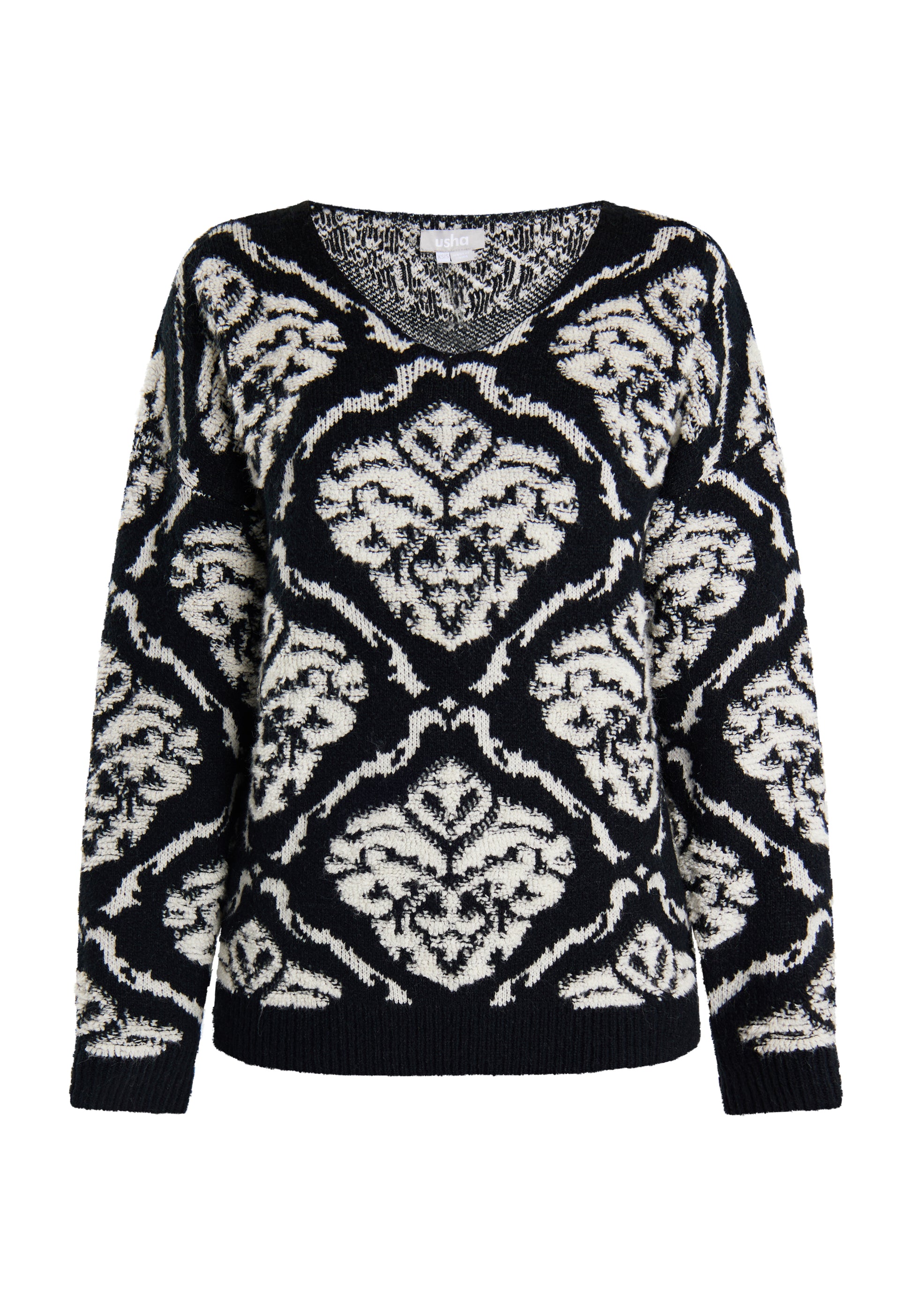 usha Women's Knitted Sweater