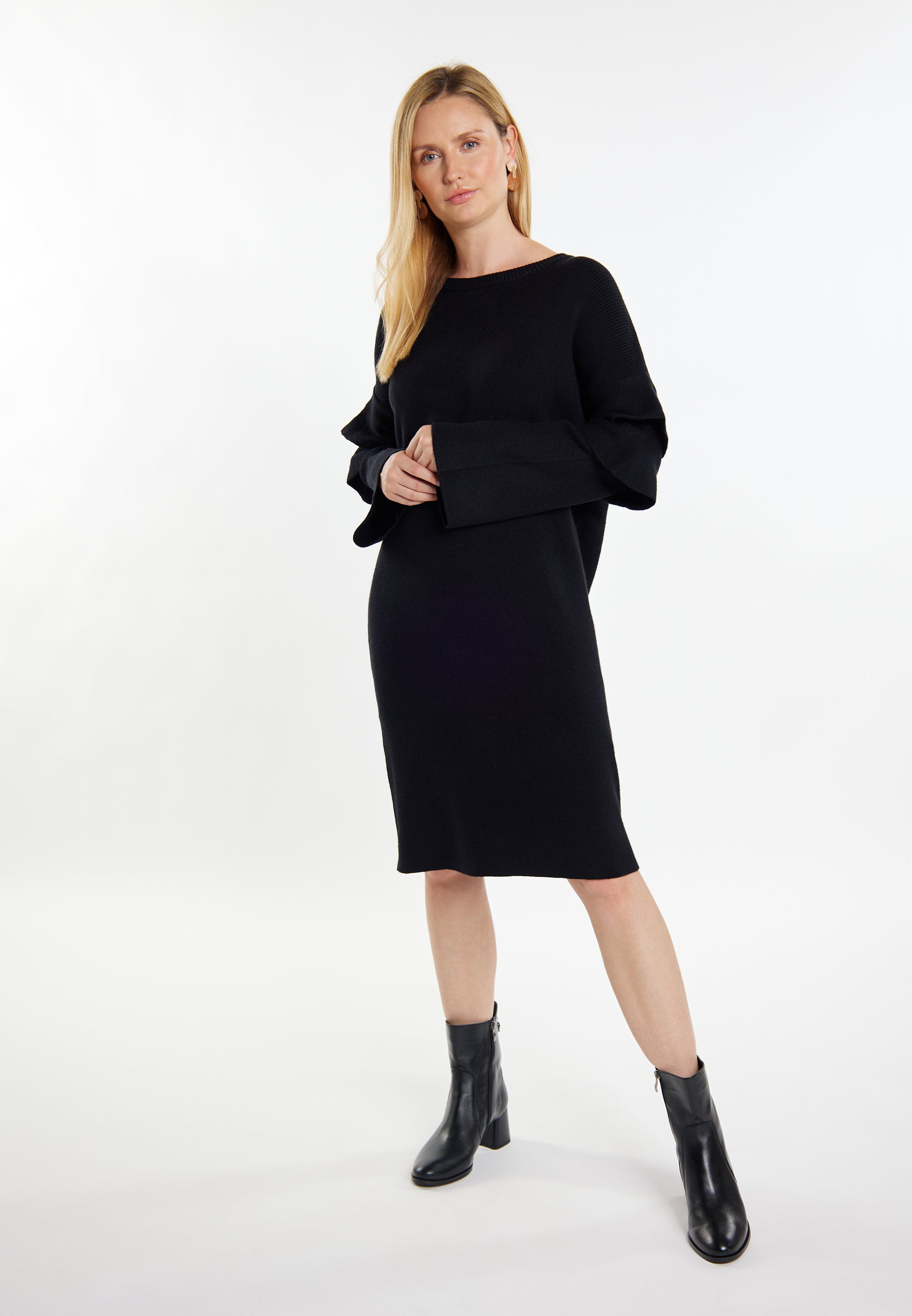usha WHITE LABEL Damen's Strick Kleid'
