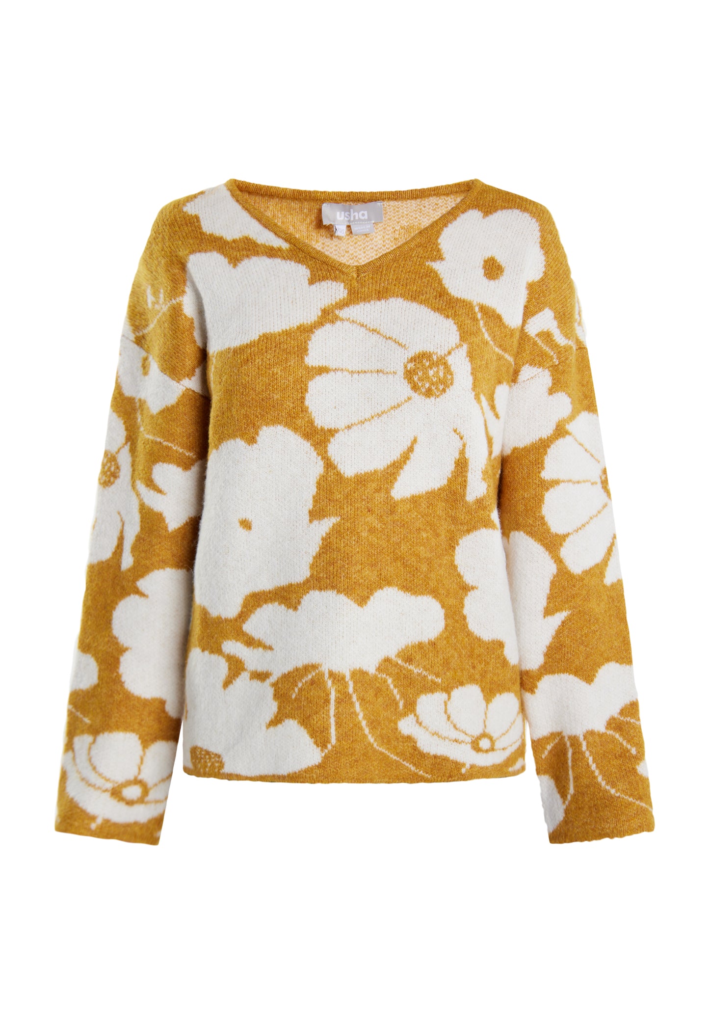 usha Women's Knitted Sweater
