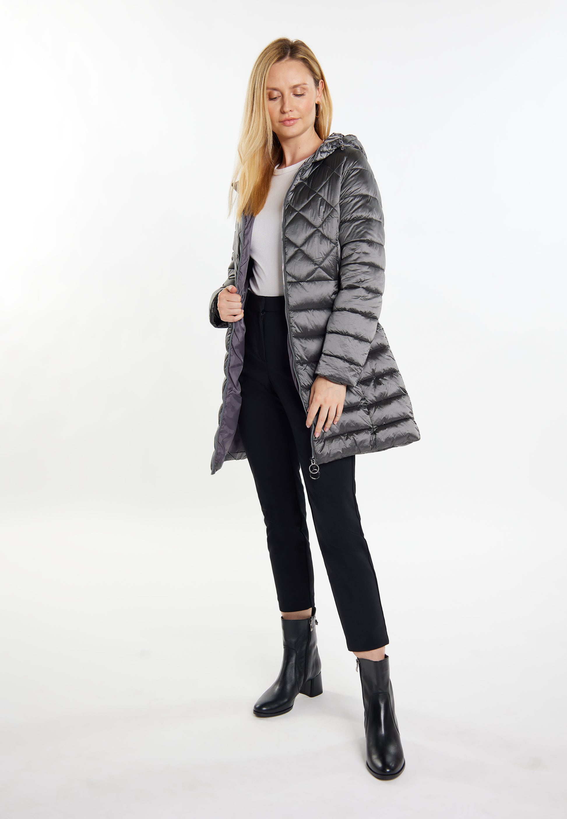 usha Women's Quilted Coat