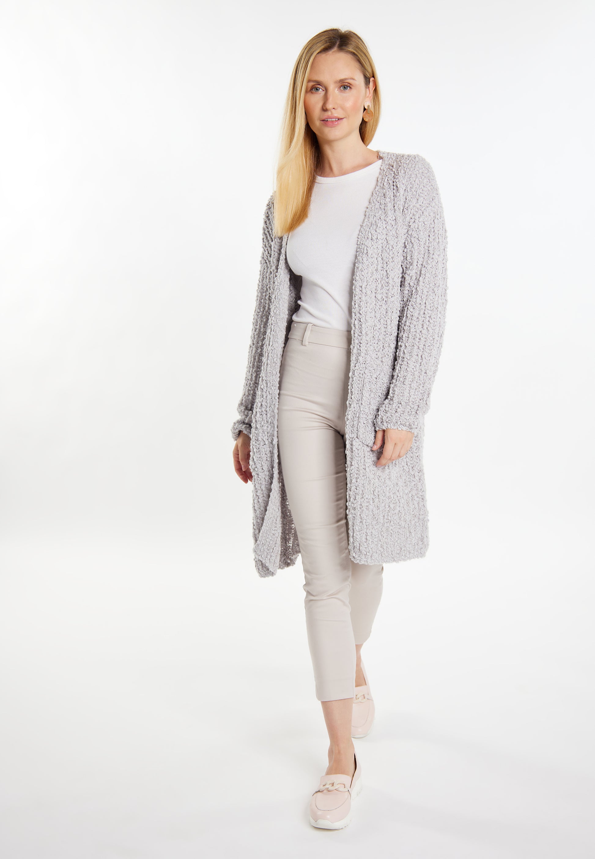usha WHITE LABEL Women's Knit Cardigan