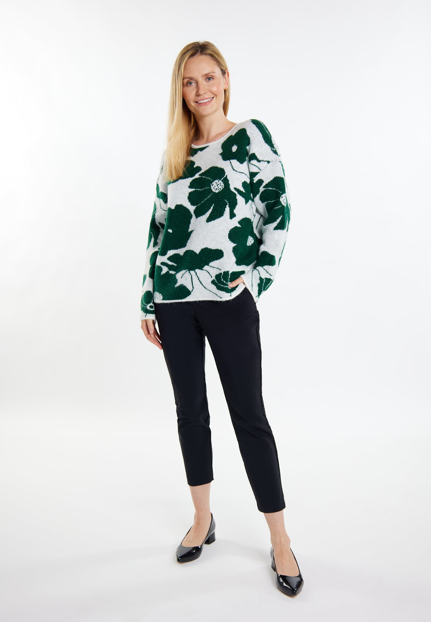 usha Women's Knitted Sweater