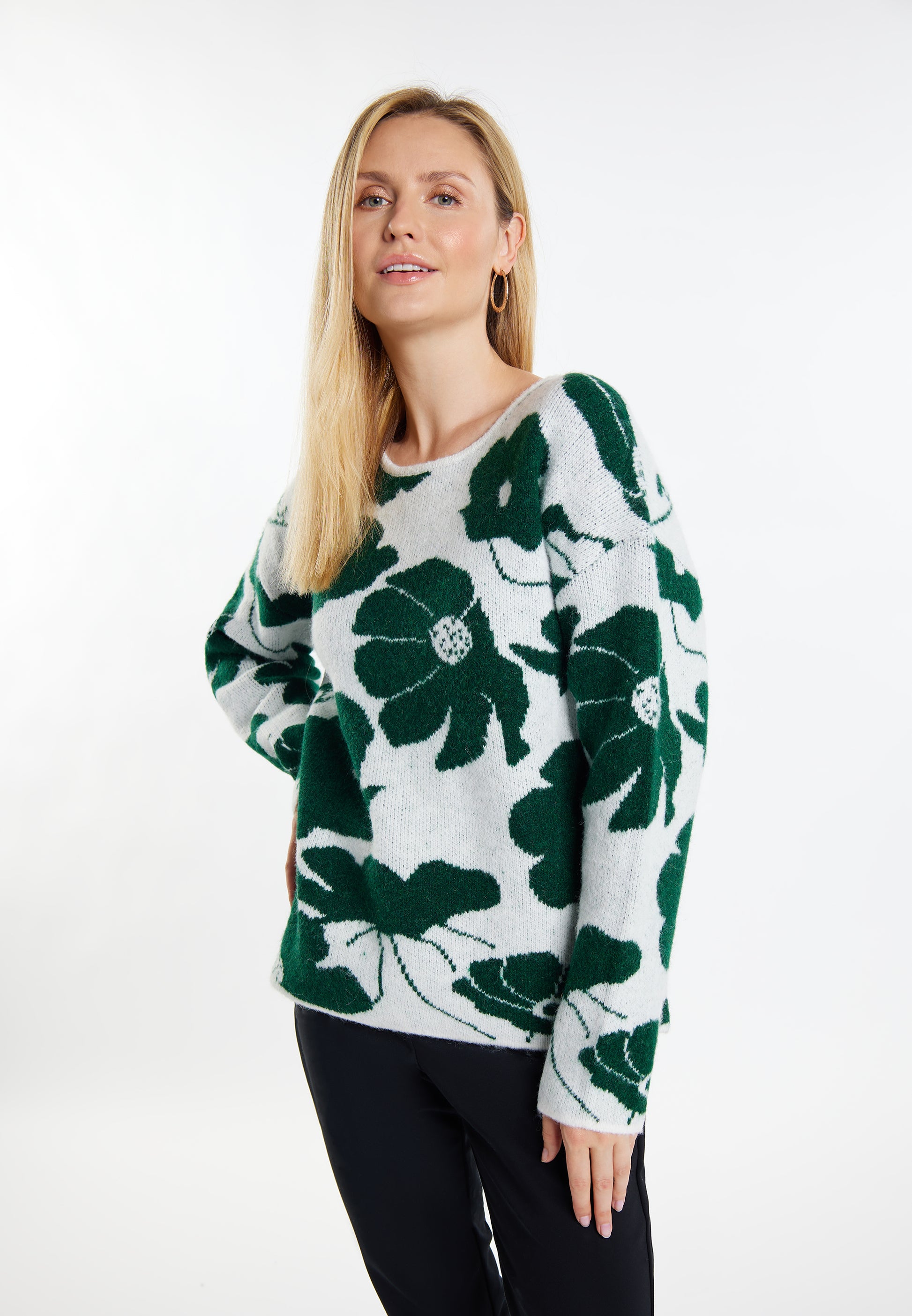 usha Women's Knitted Sweater