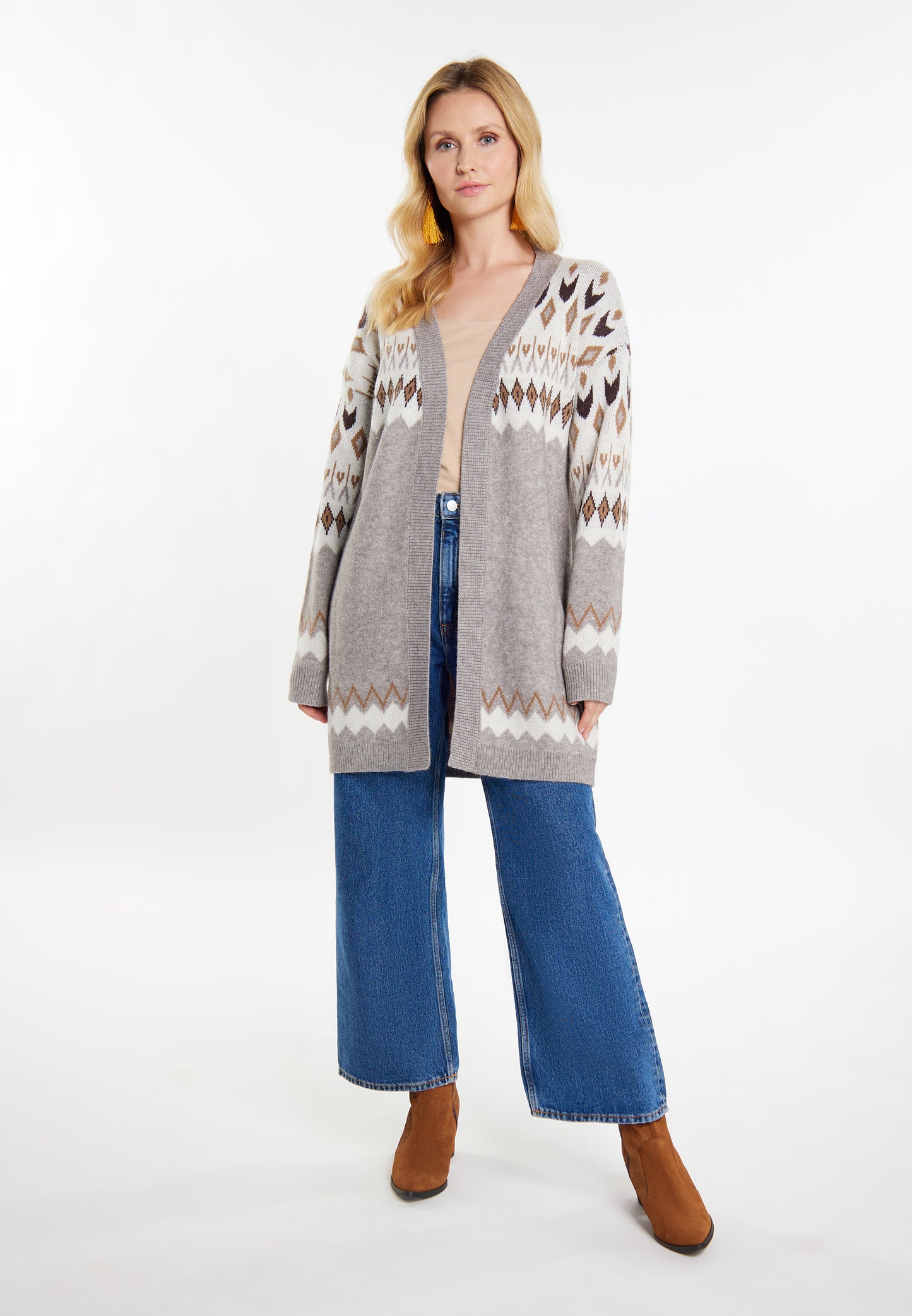 usha FESTIVAL Women's Knit Cardigan