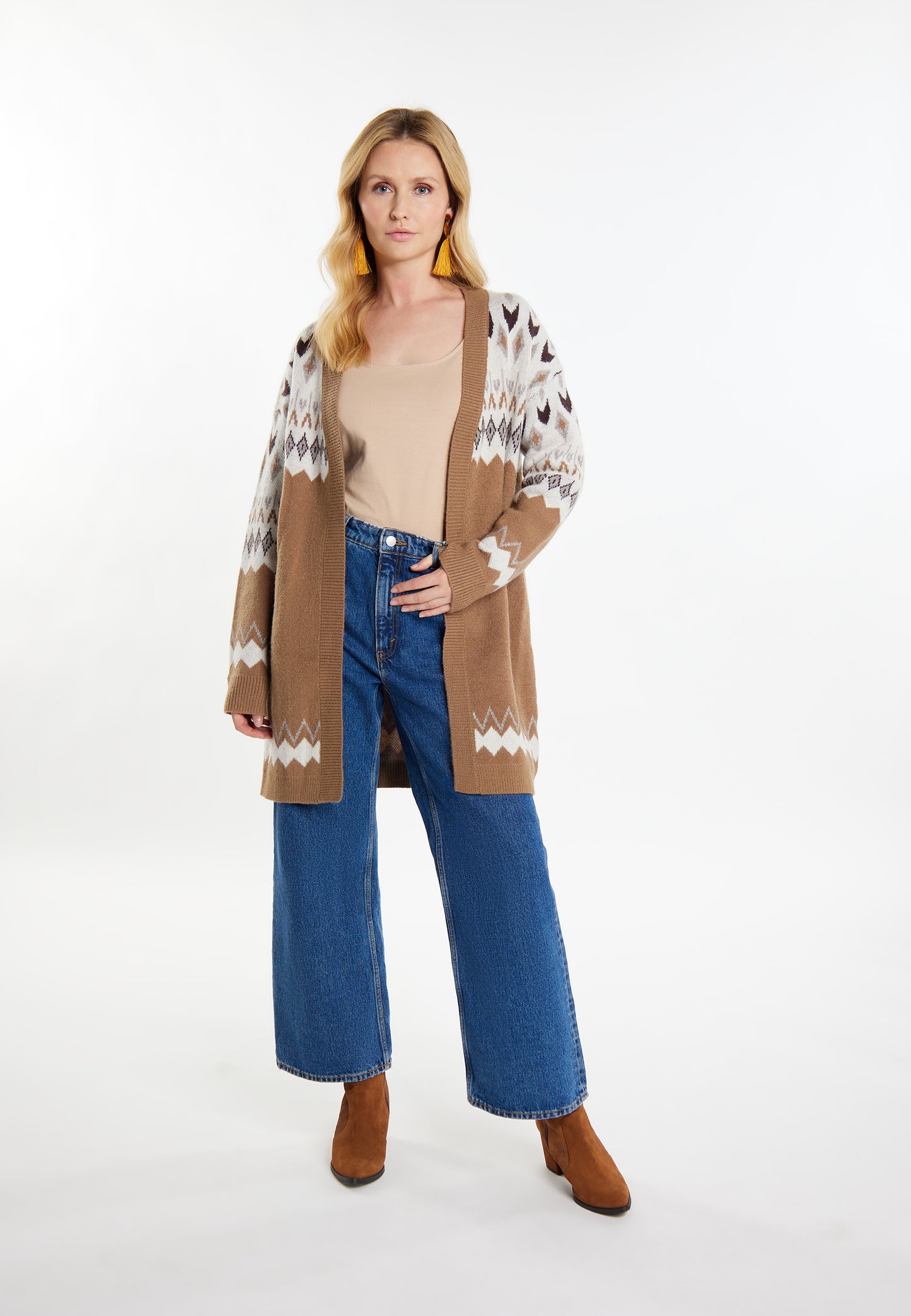 usha FESTIVAL Women's Knit Cardigan