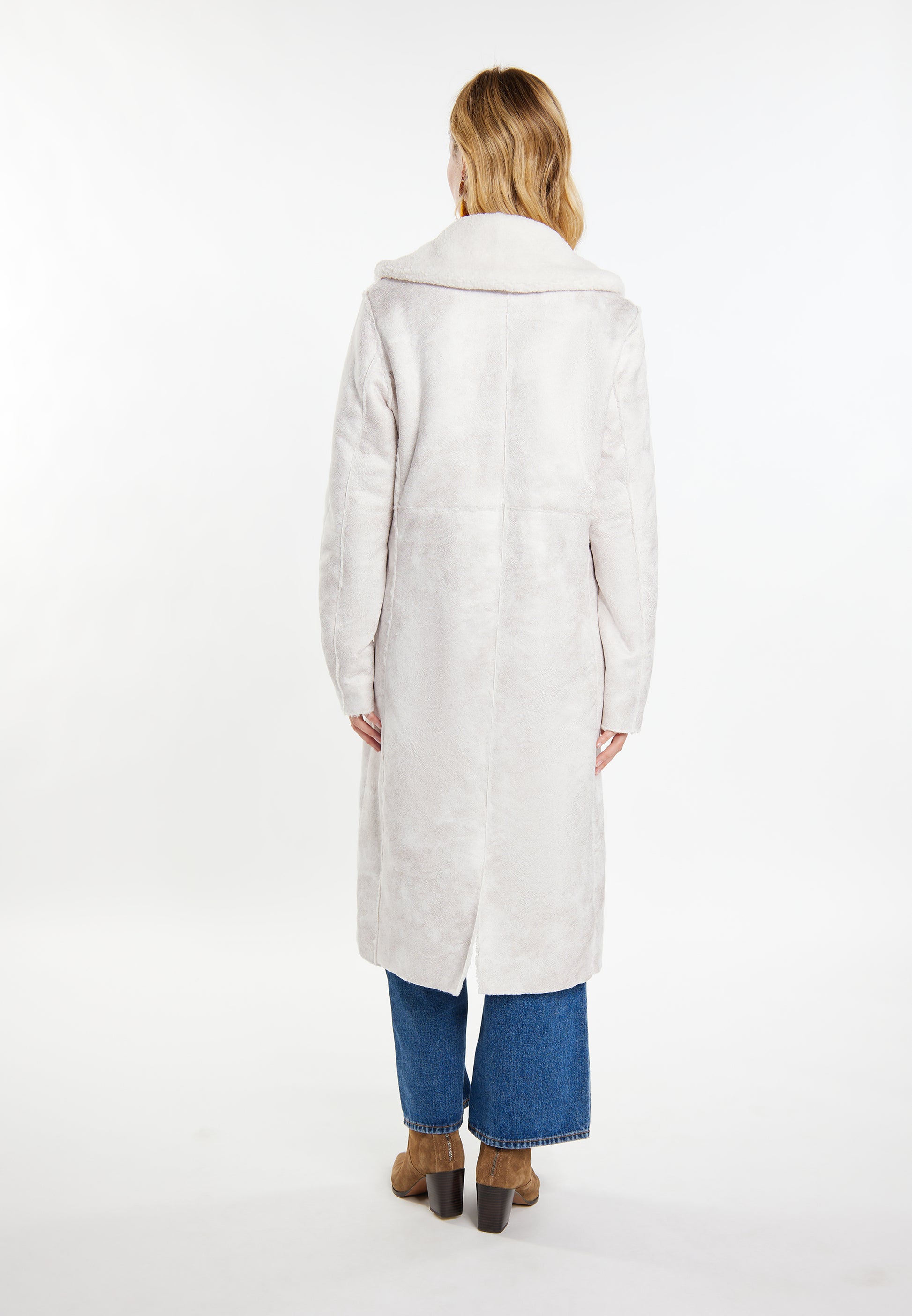 usha FESTIVAL Women's Fake Fur Coat