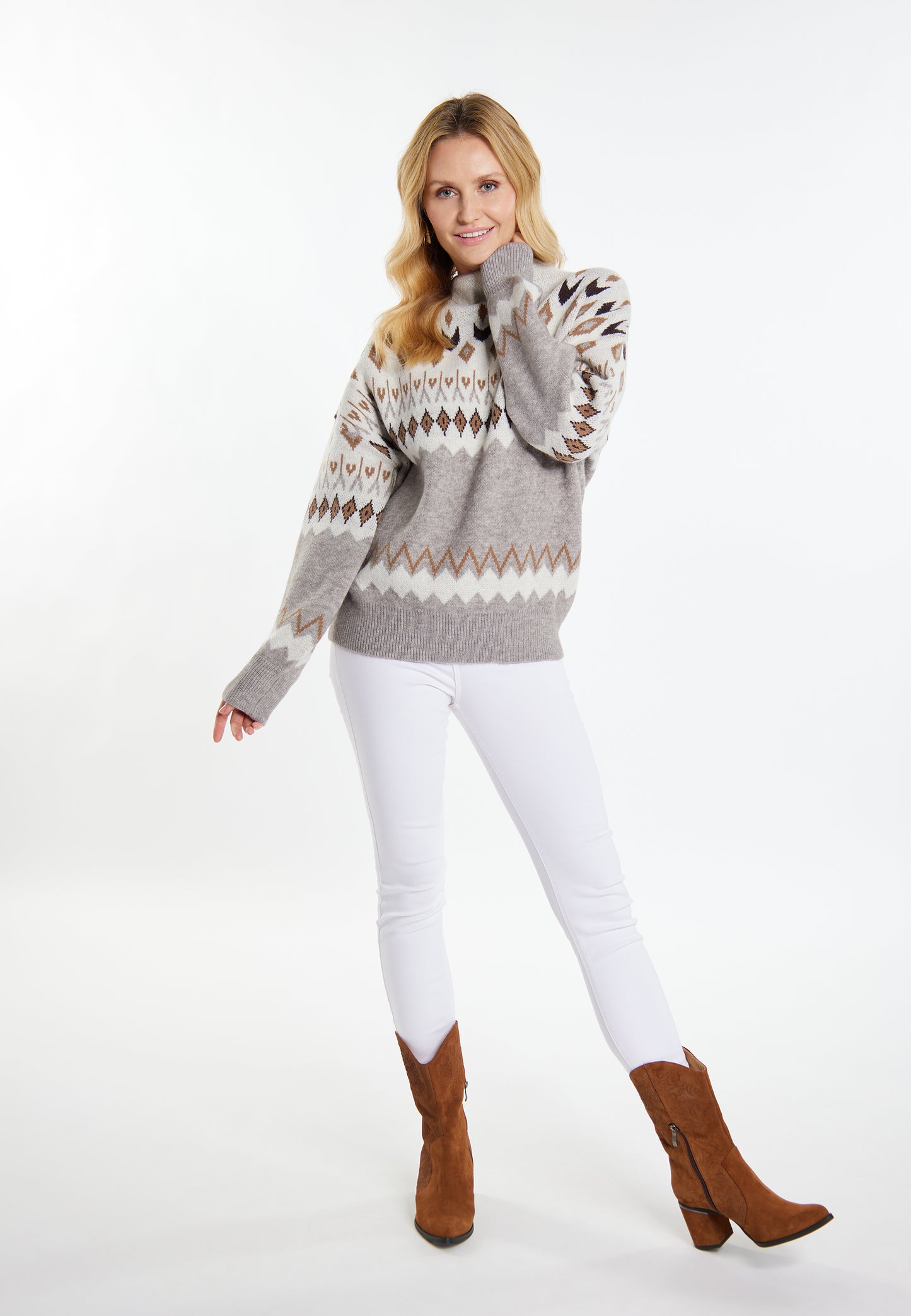 usha FESTIVAL Women's Knitted Sweater