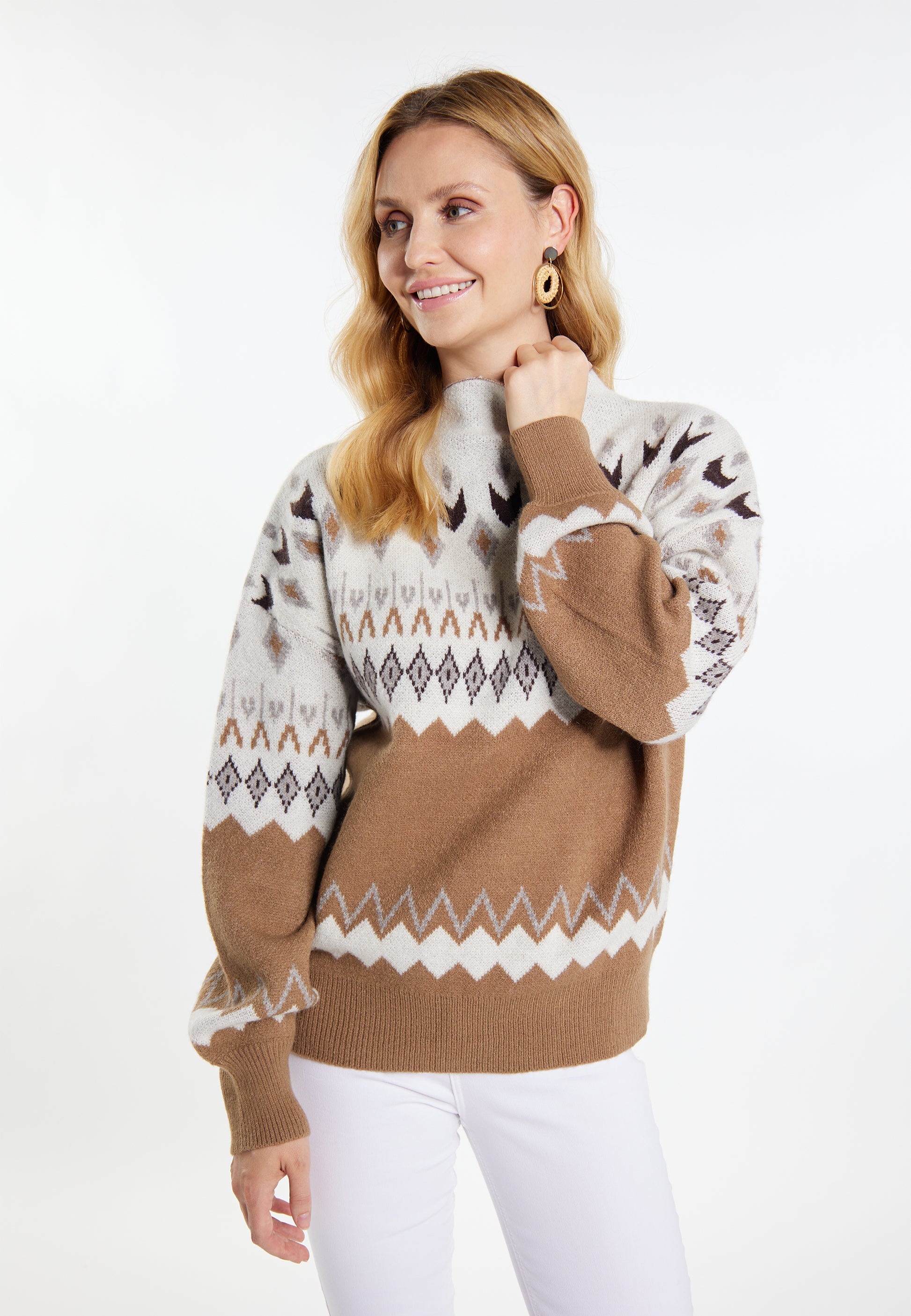 usha FESTIVAL Women's Knitted Sweater