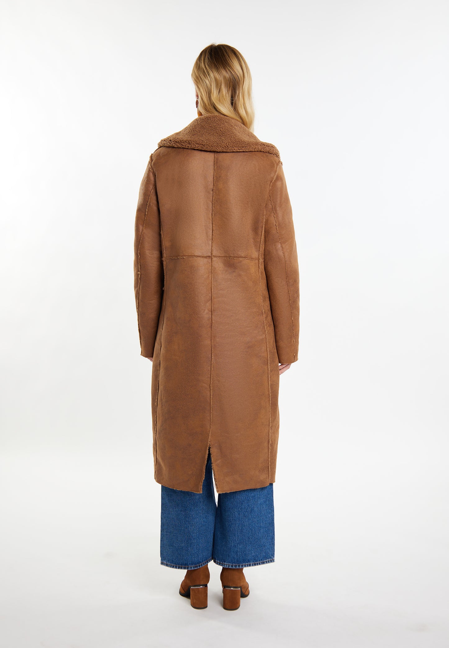 usha FESTIVAL Women's Fake Fur Coat