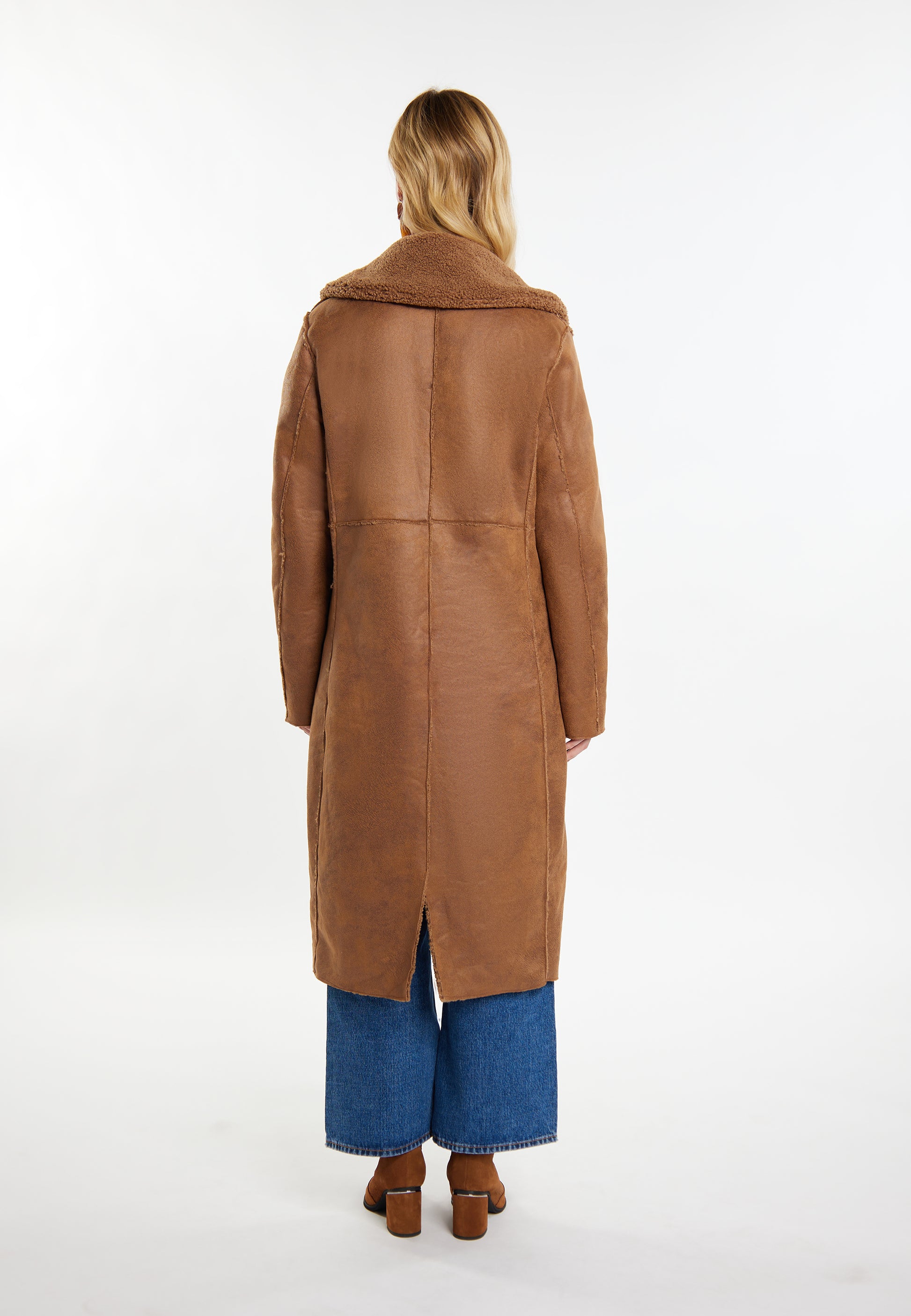 usha FESTIVAL Women's Fake Fur Coat