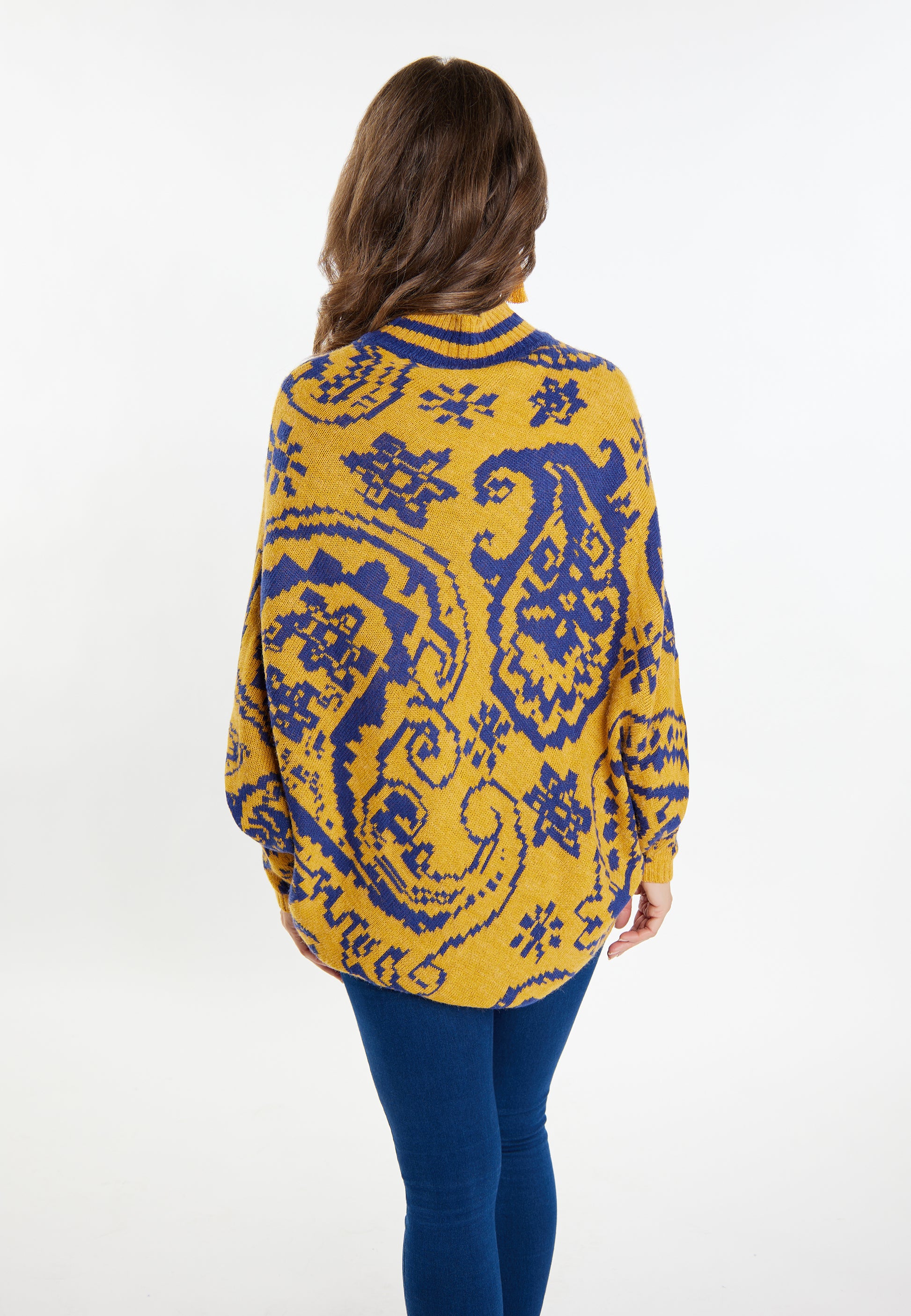 usha FESTIVAL Women's Poncho Sweater