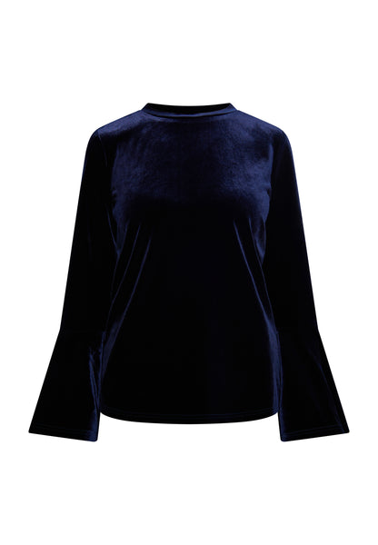 usha Women's Velvet Shirt