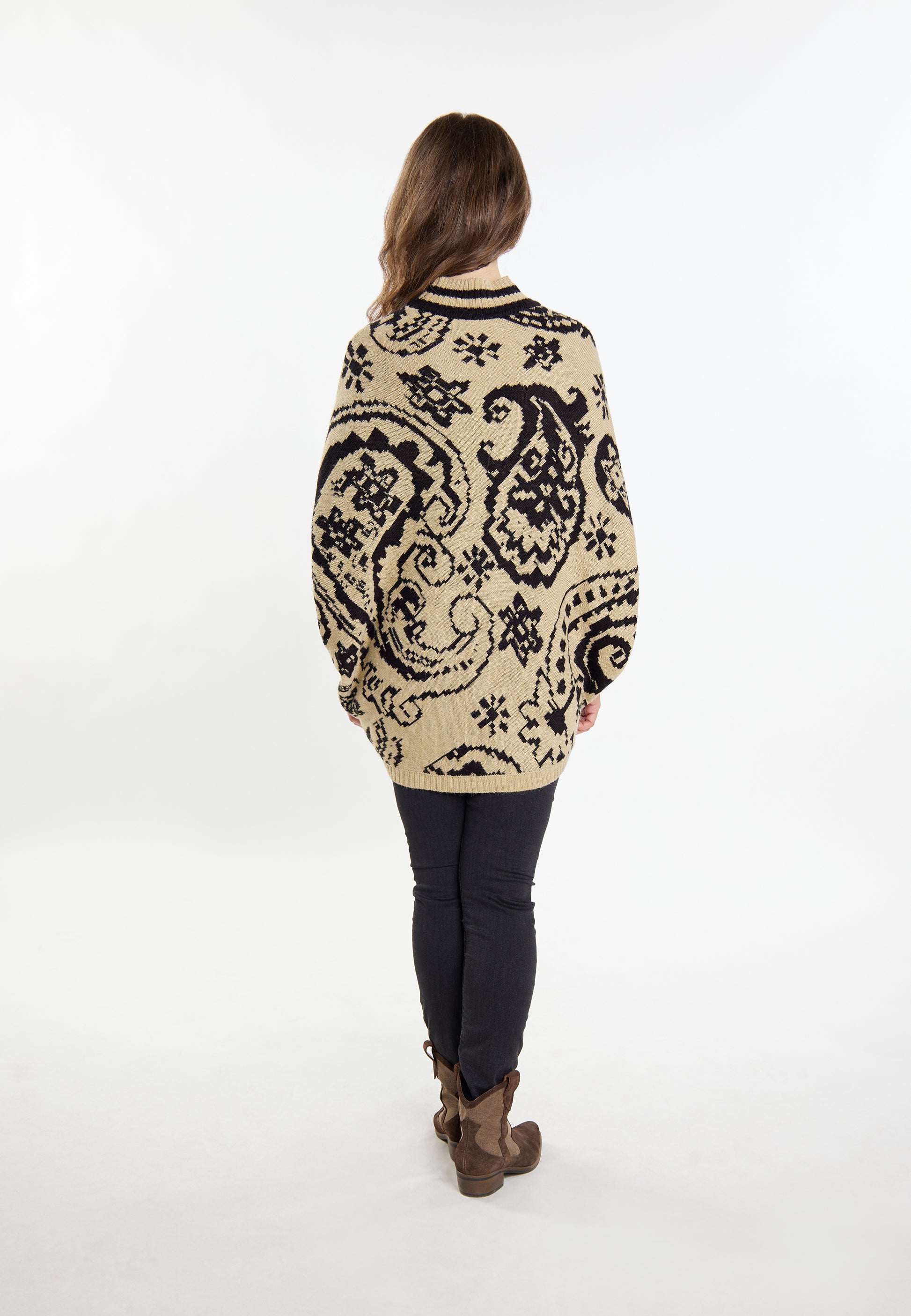 usha FESTIVAL Women's Poncho Sweater