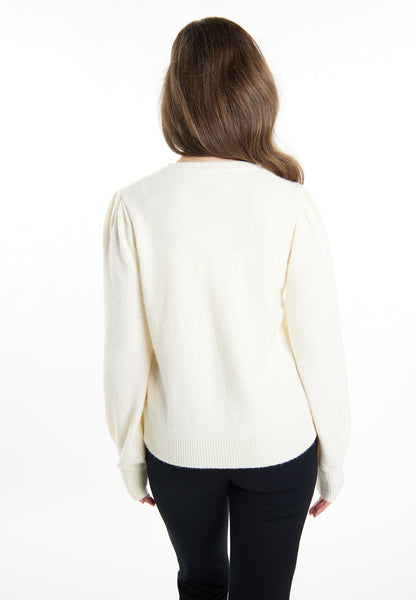 usha Women's Sweater With Pearl