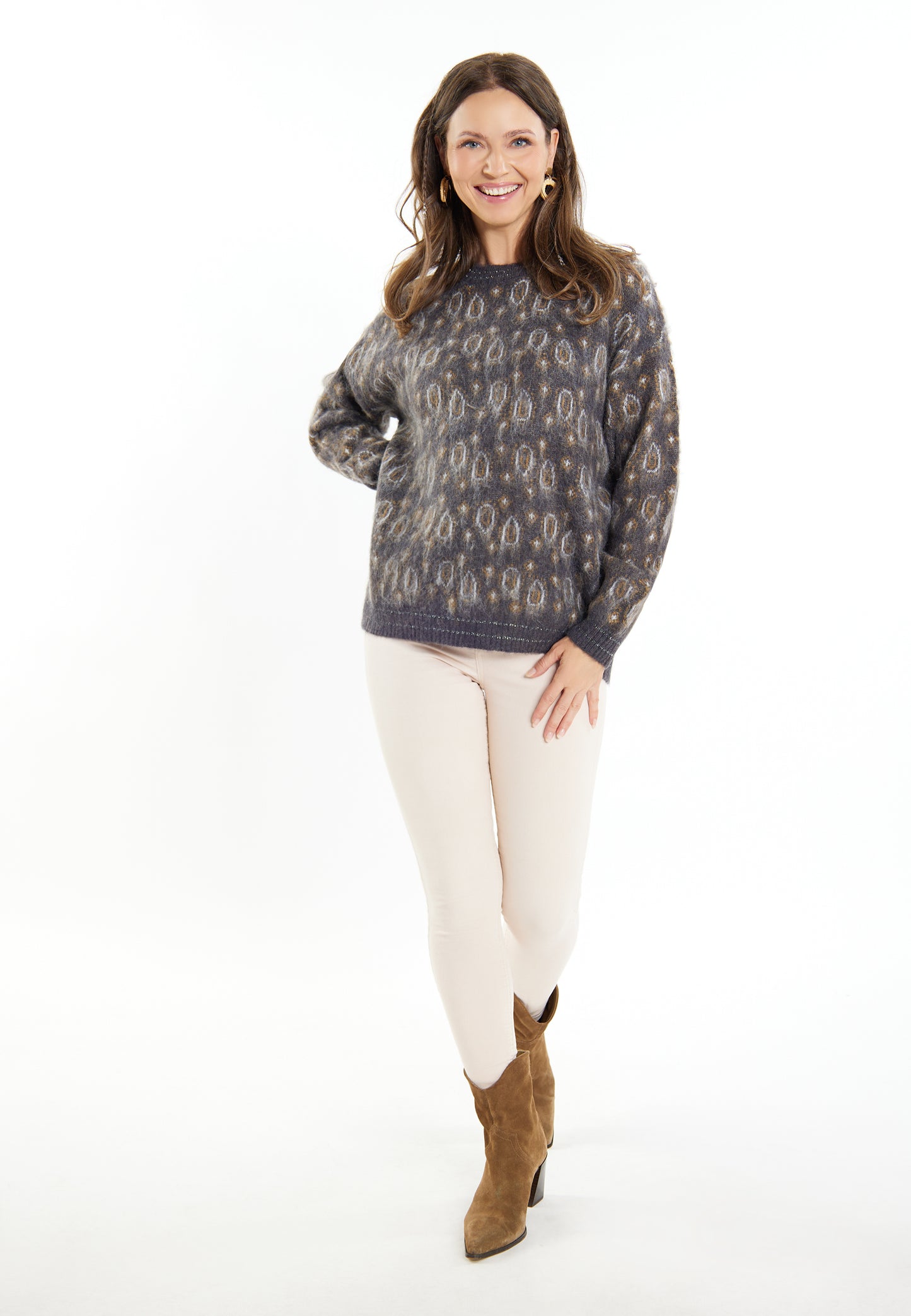 usha FESTIVAL Women's Knit Sweater