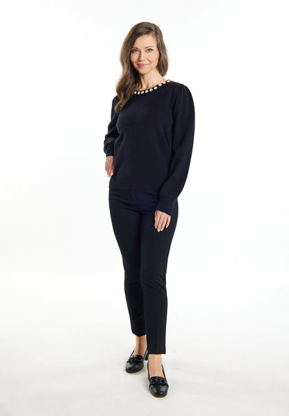 usha Women's Sweater With Pearl