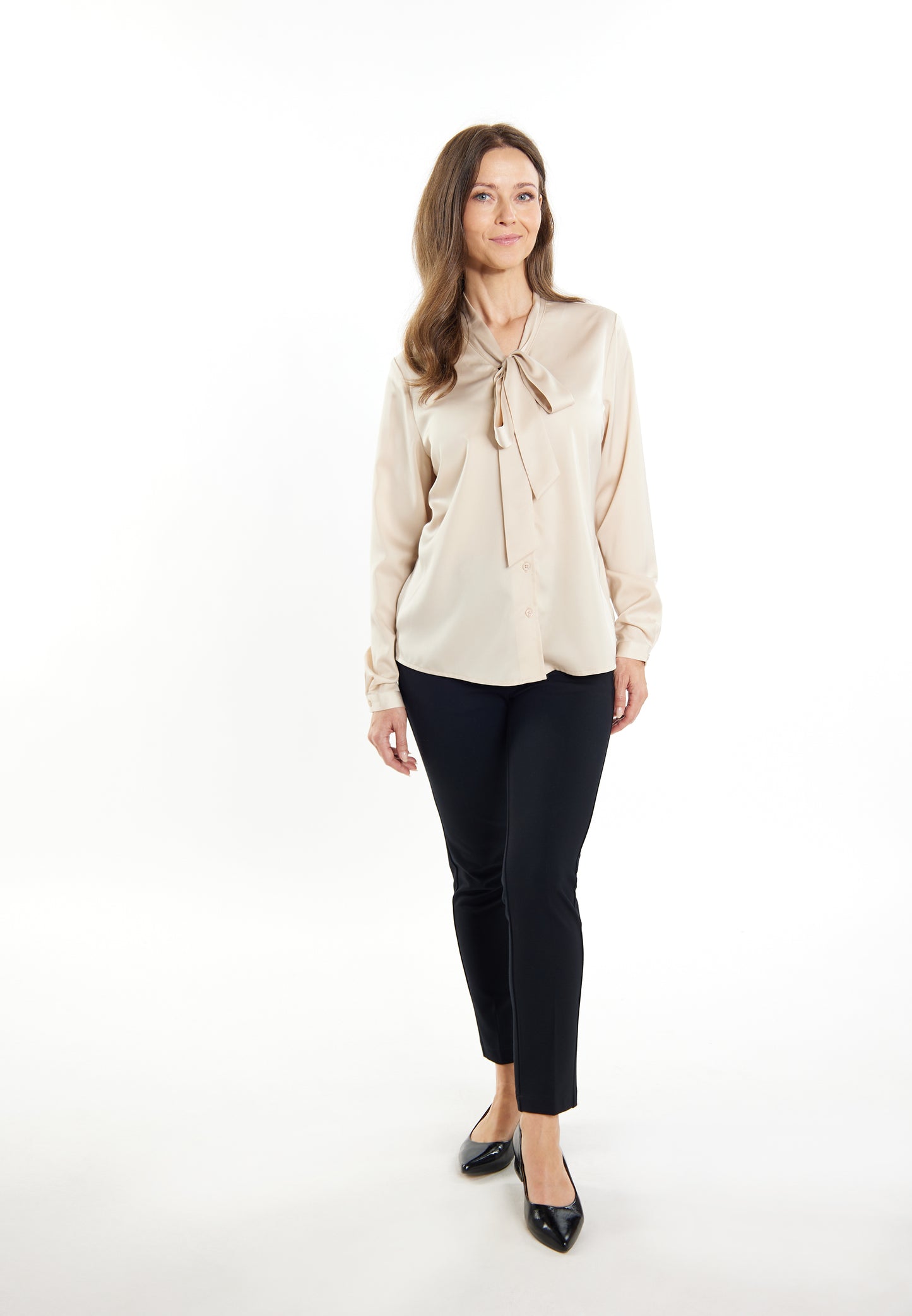usha BLACK LABEL Women's Long Sleeve Blouse
