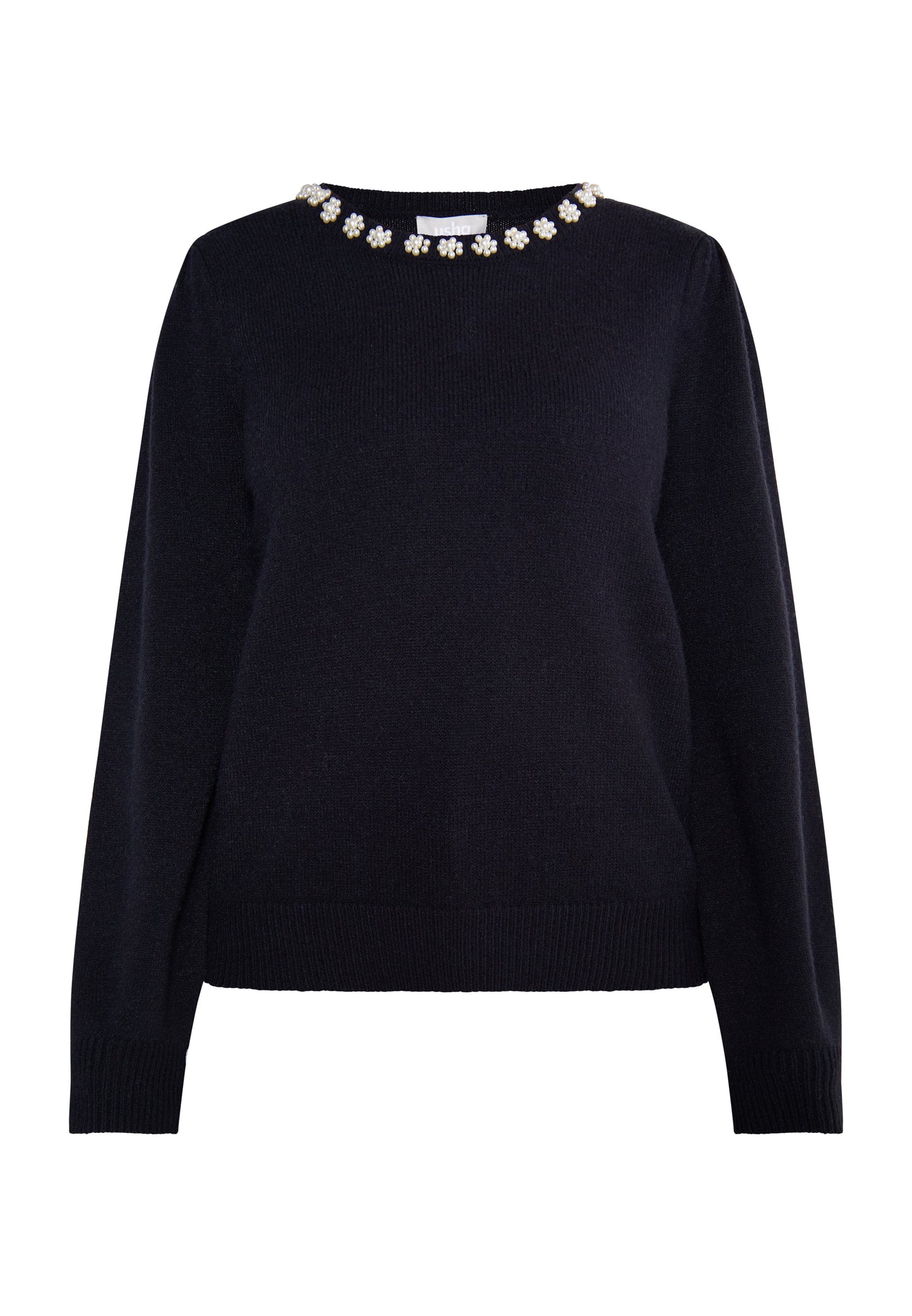 usha Women's Sweater With Pearl
