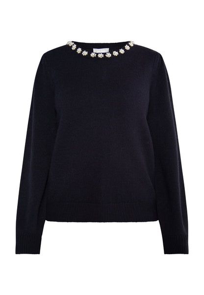 usha Women's Sweater With Pearl