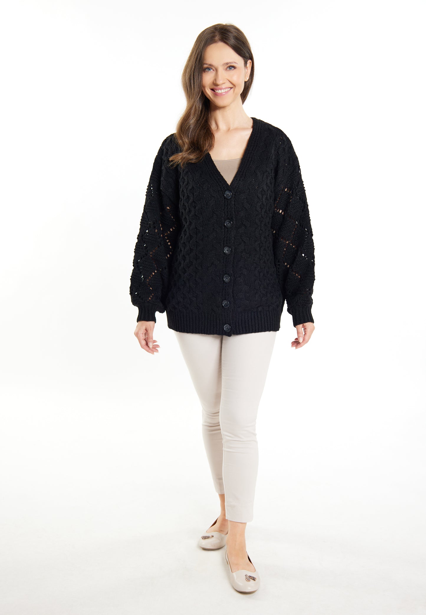 usha Damen Strickjacke