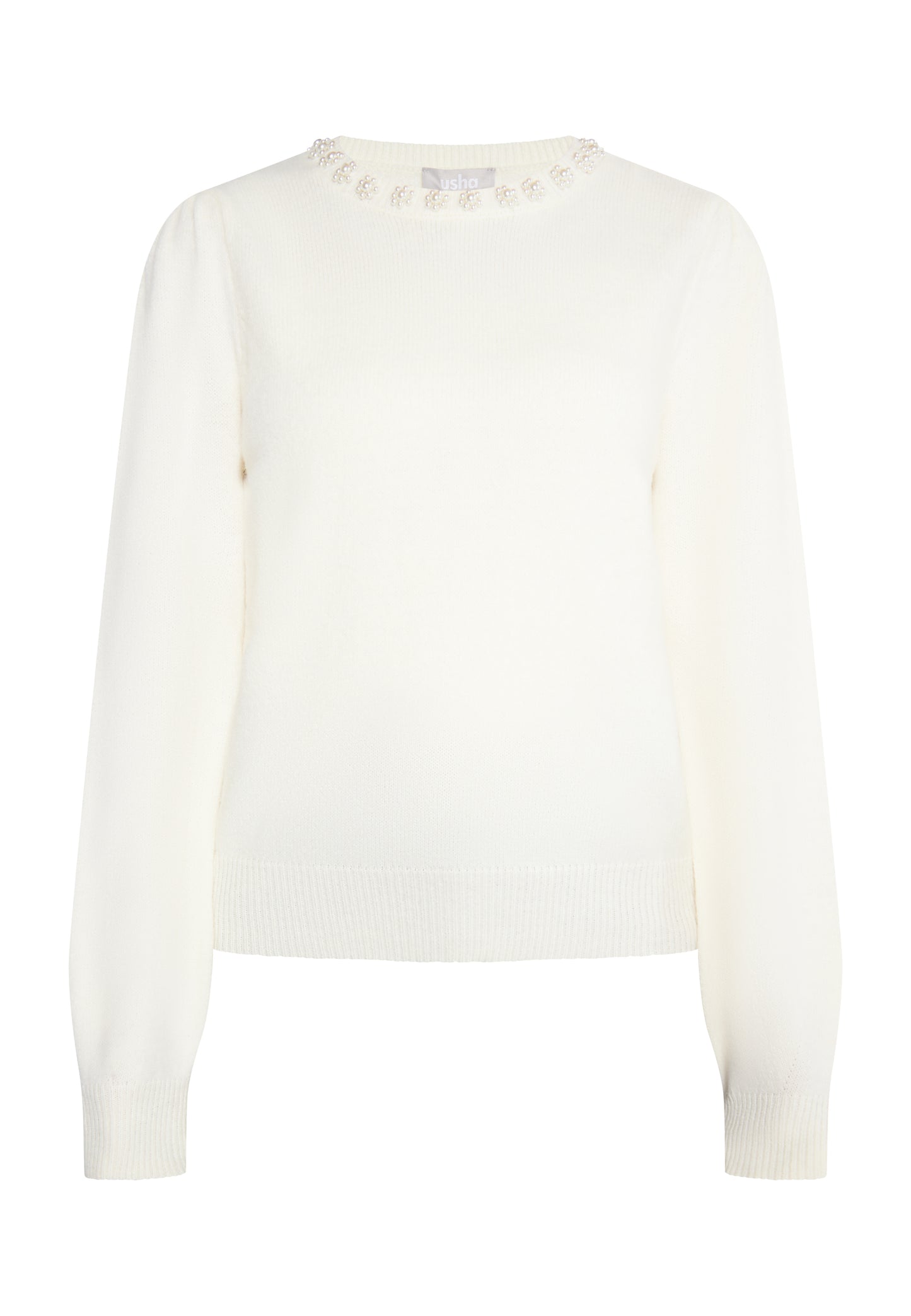usha Women's Sweater With Pearl