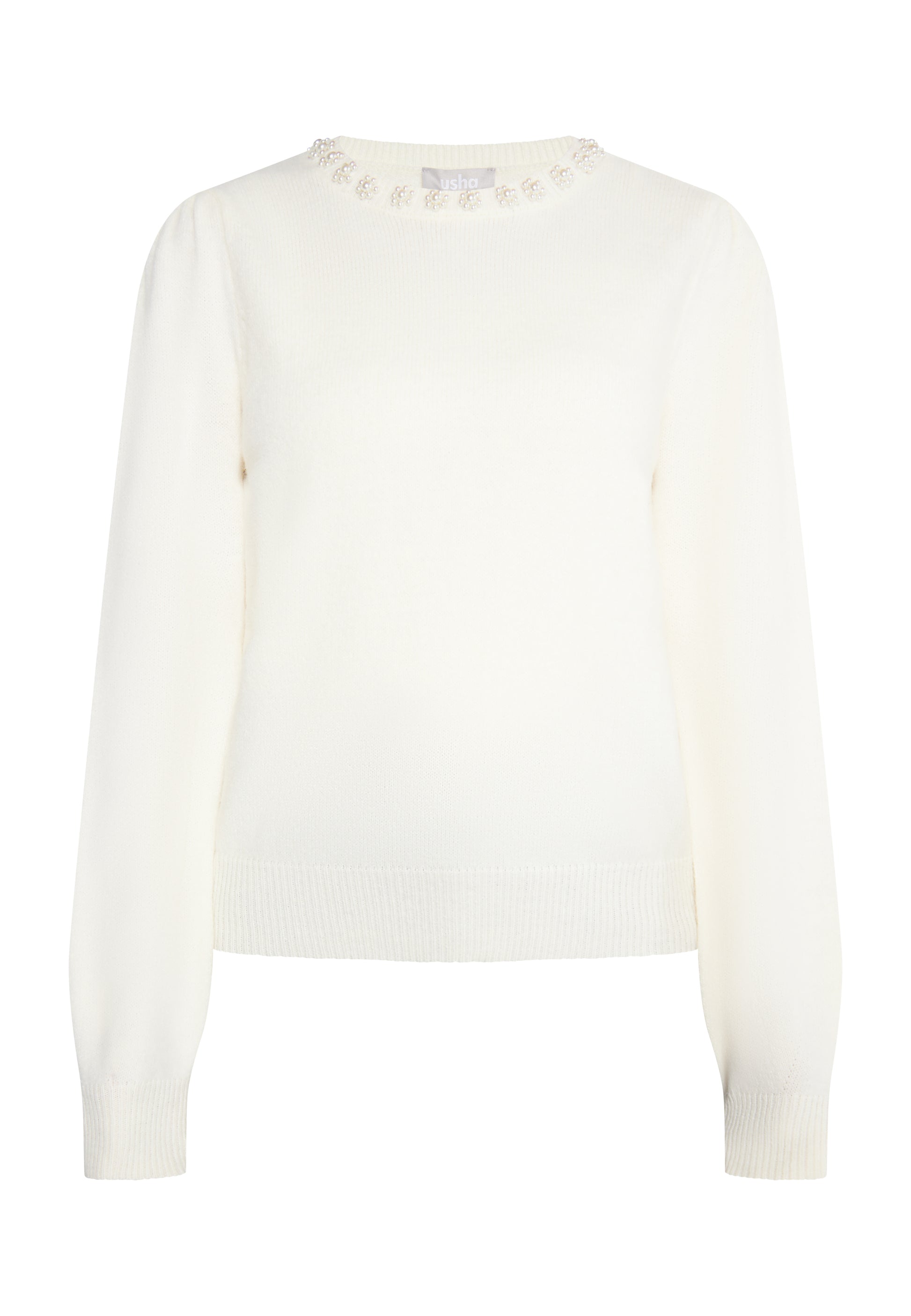 usha Women's Sweater With Pearl