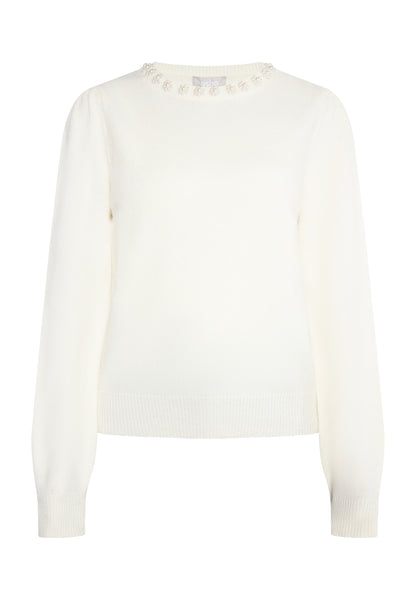 usha Women's Sweater With Pearl