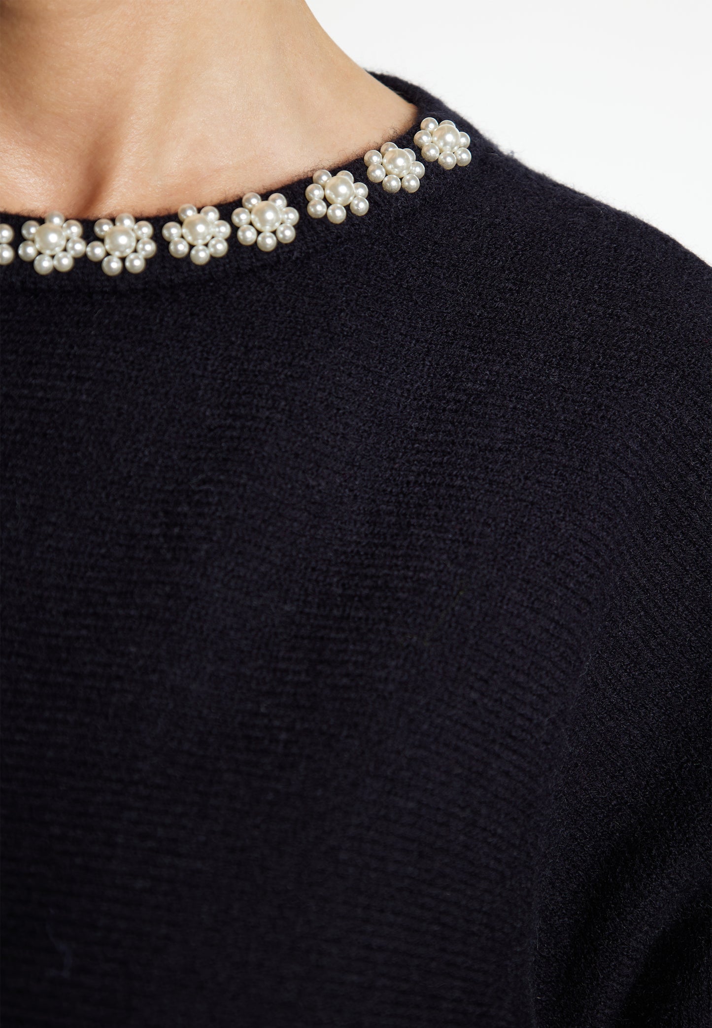 usha Women's Sweater With Pearl