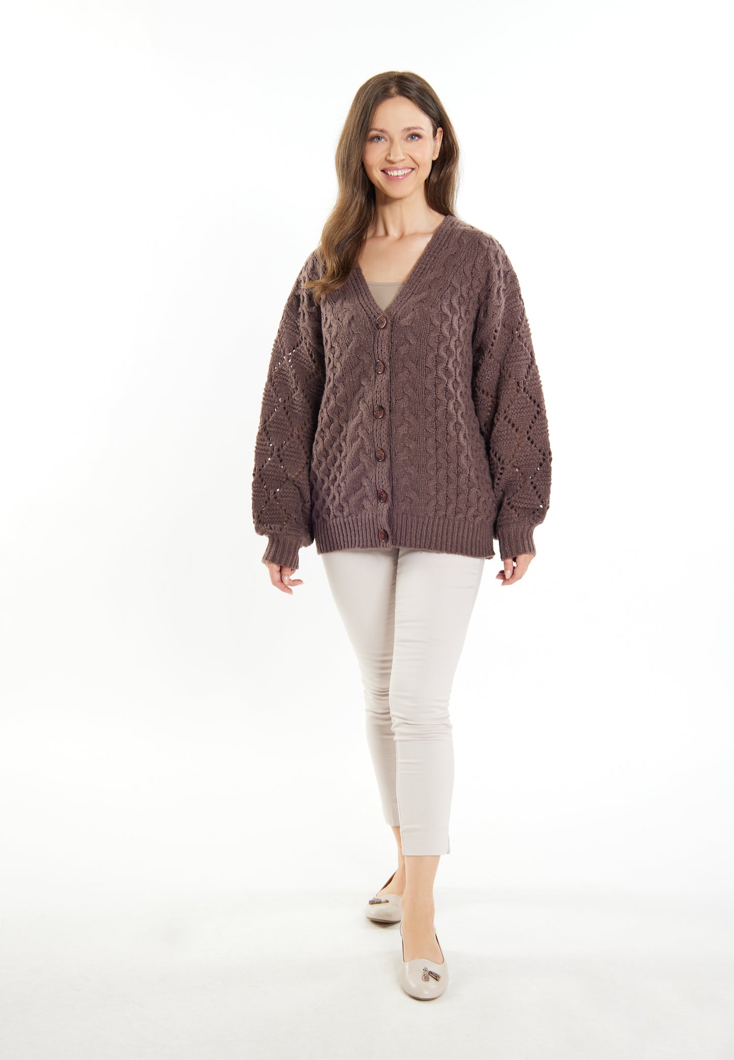 usha Damen Strickjacke