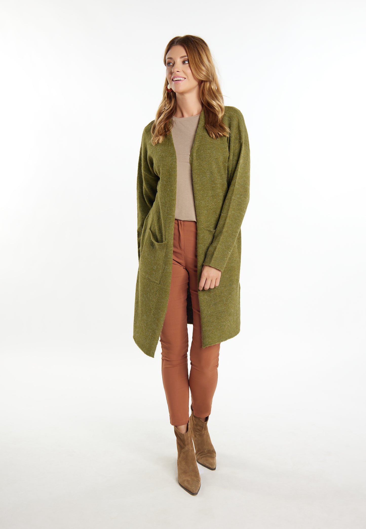 usha FESTIVAL Women's Long Cardigan