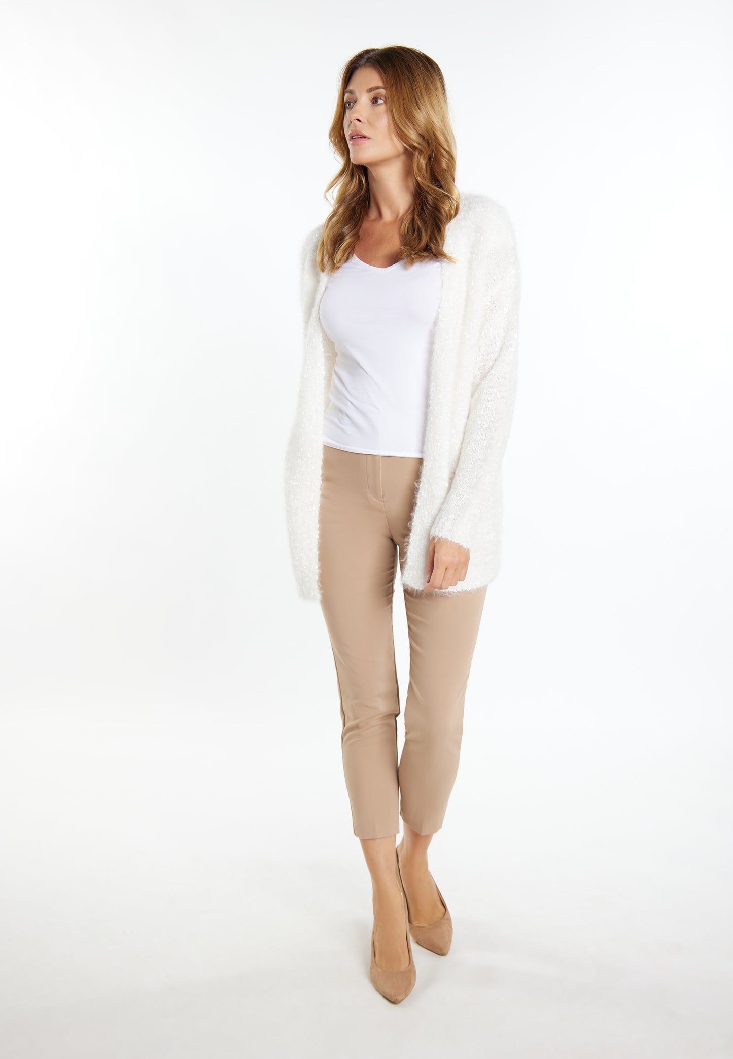 usha Women's Knit Cardigan