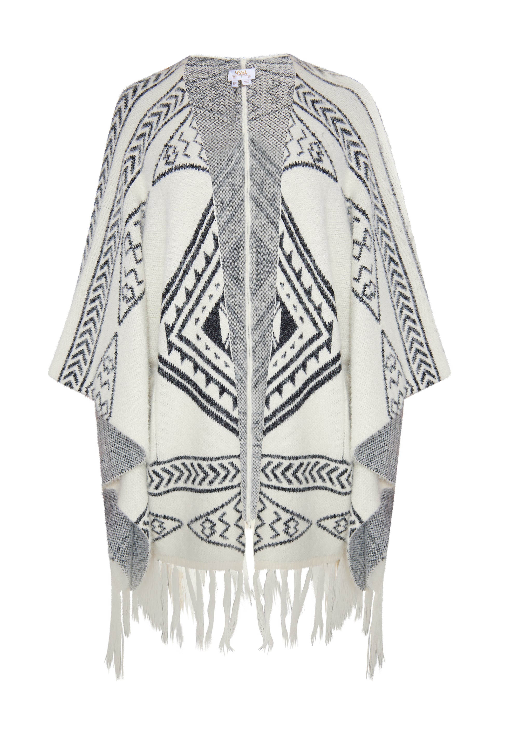 usha FESTIVAL Women's Knit Poncho