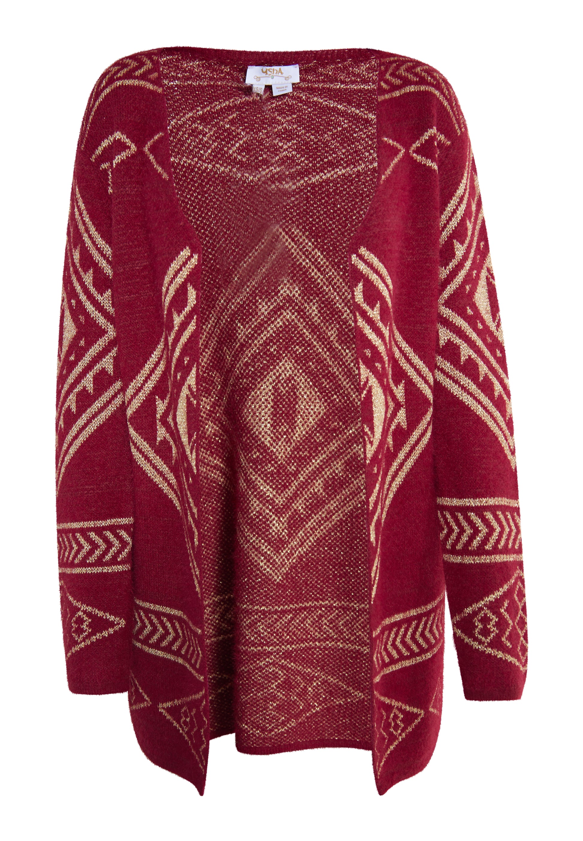 usha FESTIVAL Women's Knit Cardigan
